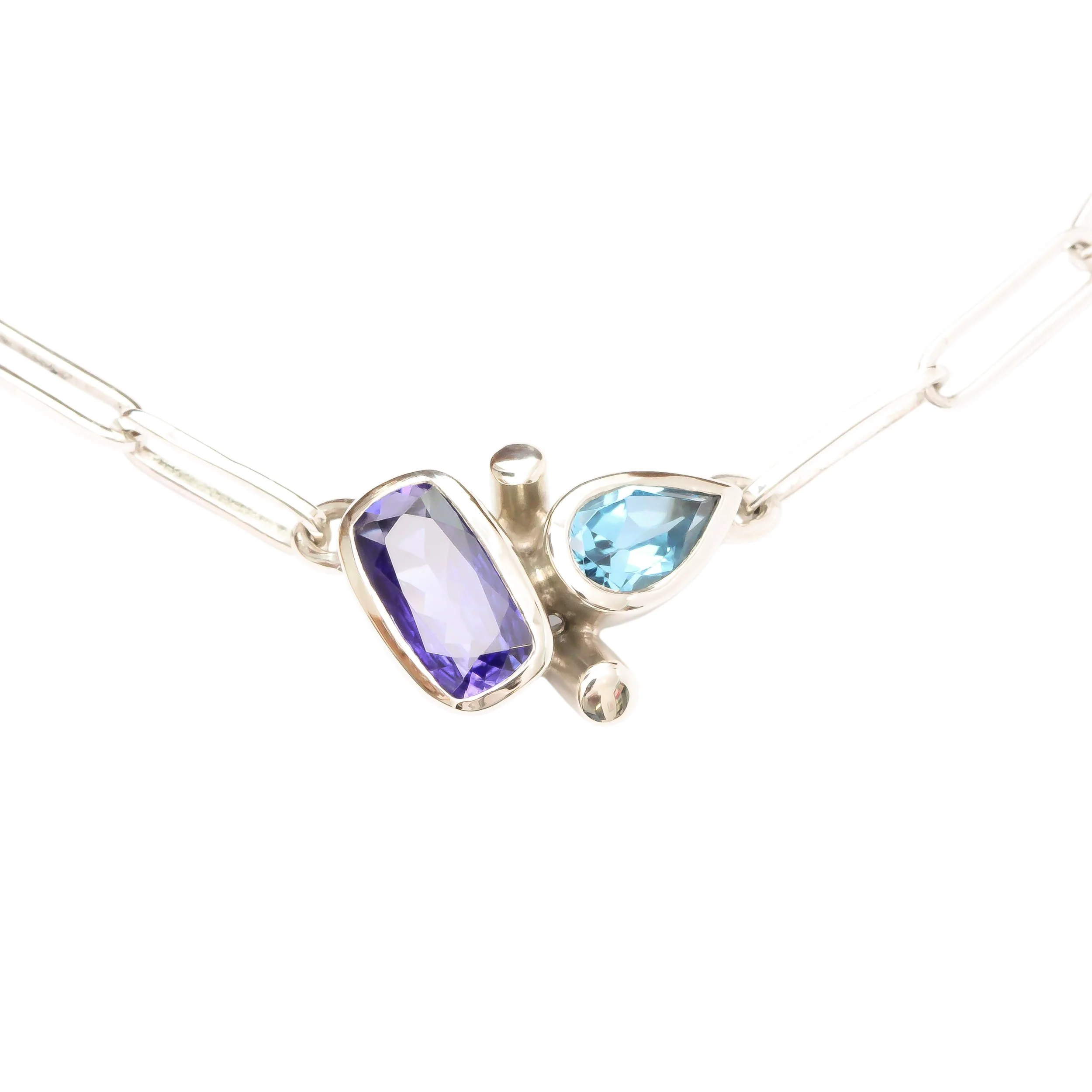 Silver Tanzanite & Topaz necklace.jpg
