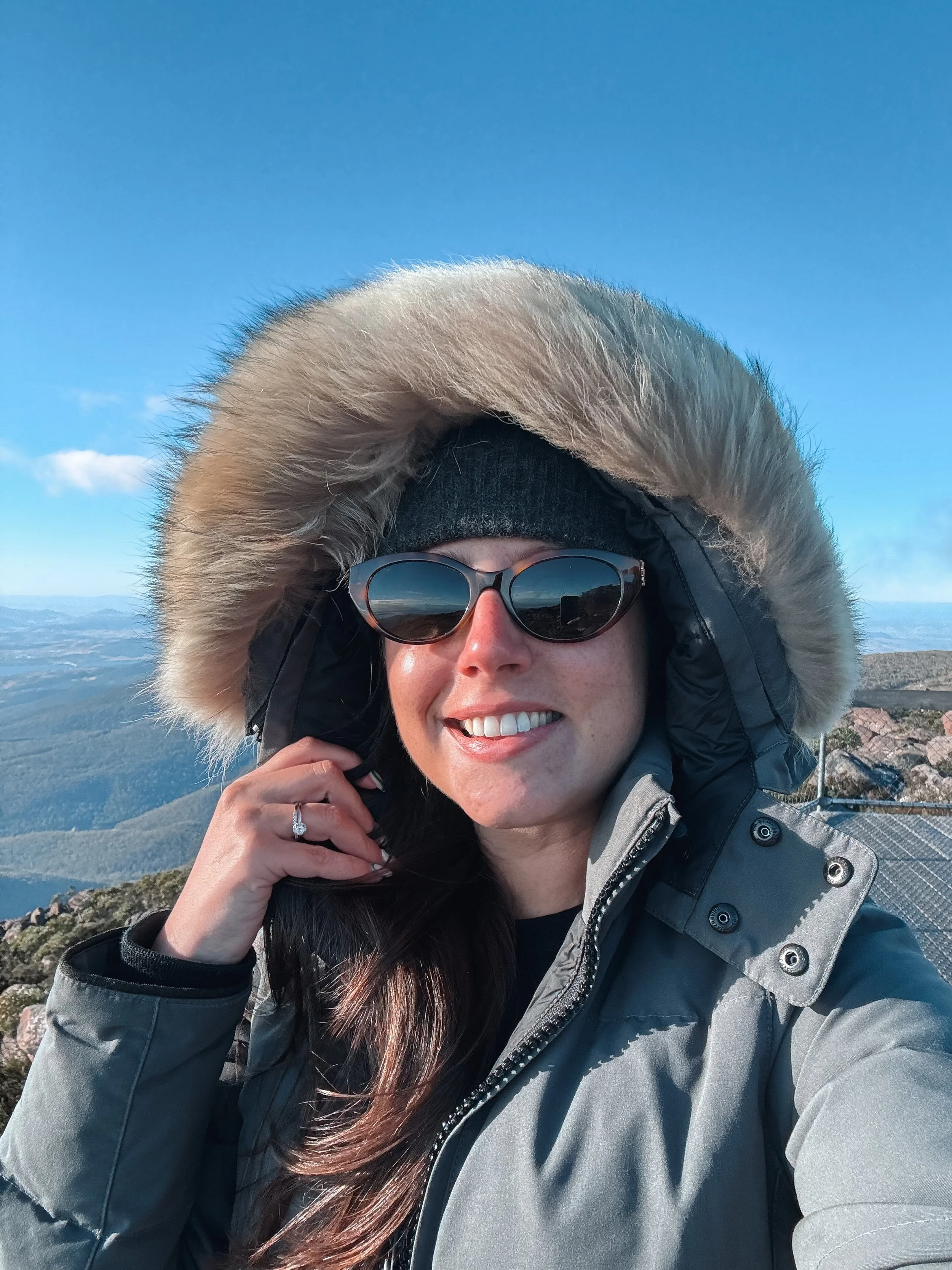 mount wellington hobart tasmania view