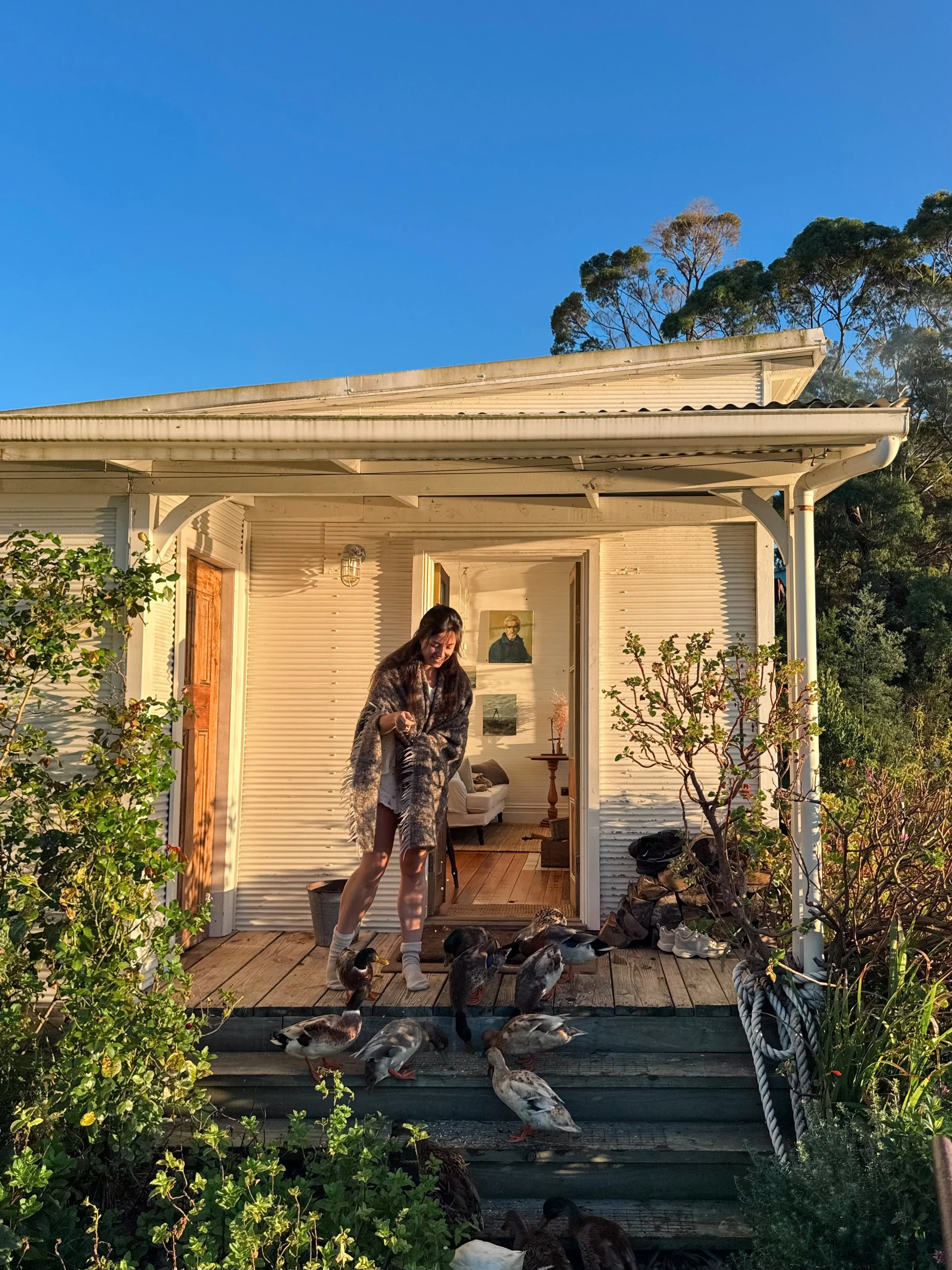 Waterfront views in Strahan on Tasmania's west coast