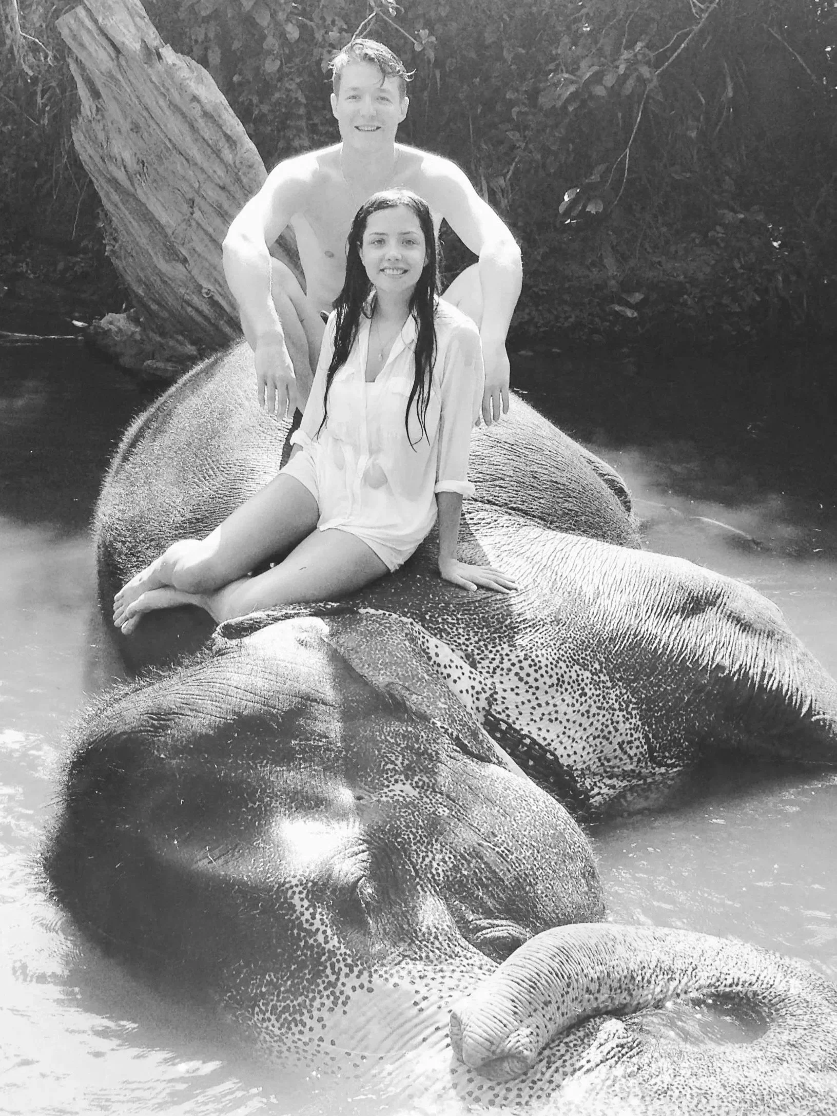 Meriel and Dale travelling through Sri Lanka on their first international adventure together.