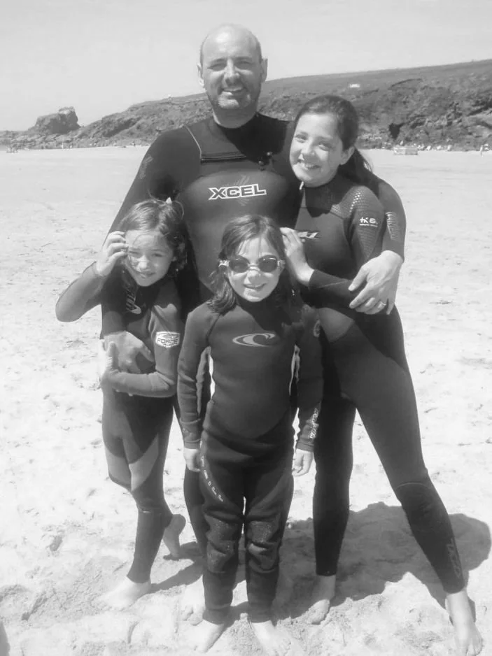 Family surfing and beach adventures in Cornwall that inspired a love of travel and the outdoors.