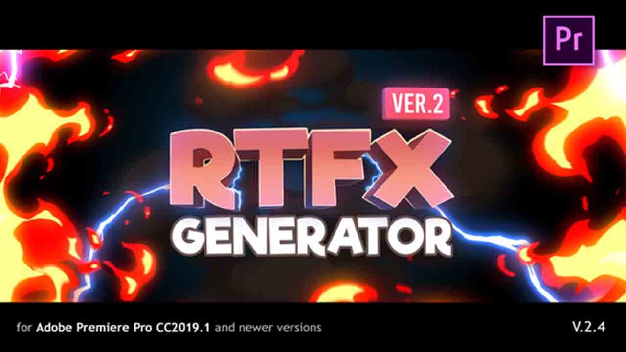 RTFX Generator [1000 FX elements] [After Effects + Pre-rendered clips]