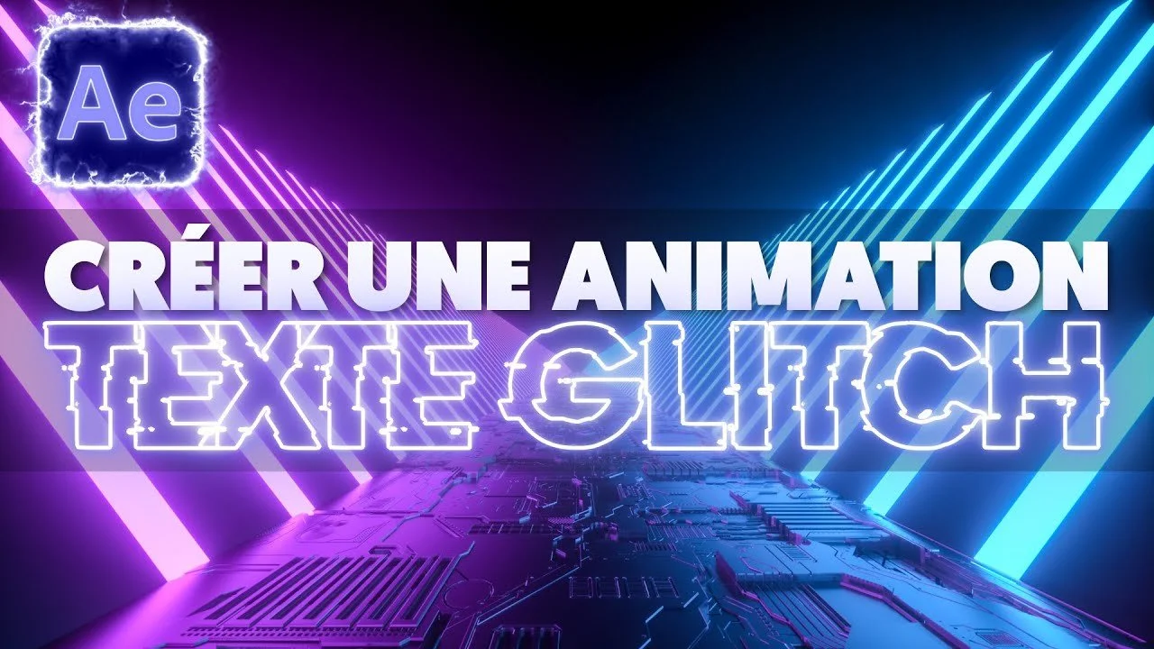 ANIMATION de TEXTE GLITCH sur AFTER EFFECTS