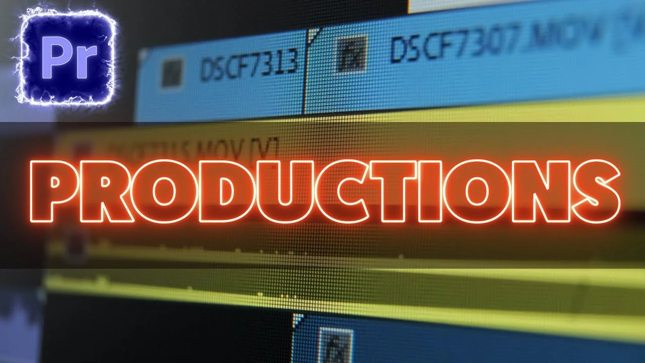 POURQUOI vous DEVEZ utiliser PRODUCTIONS sur PREMIERE PRO