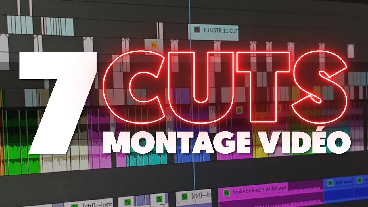 7 TECHNIQUES de CUT en MONTAGE VIDÉO