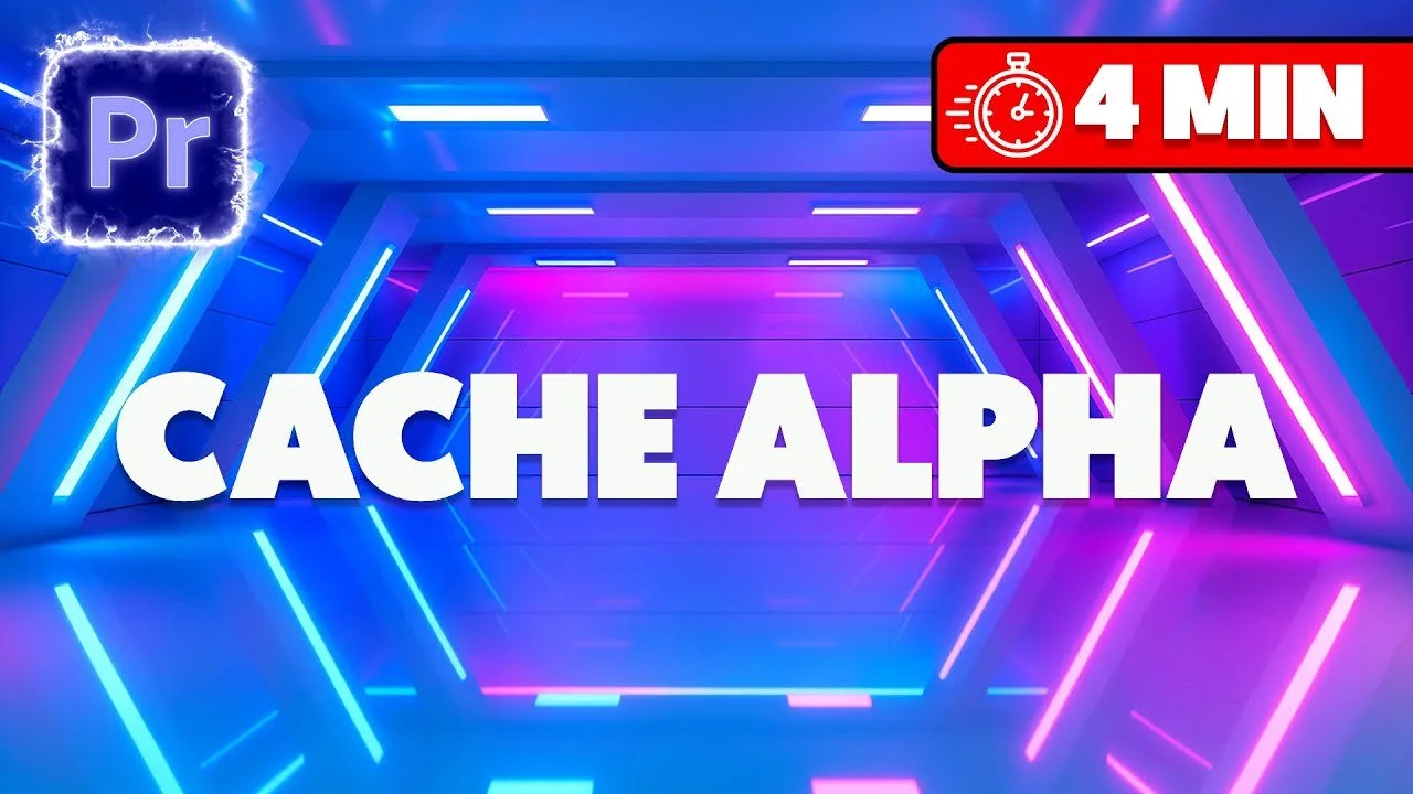 Masquer un texte avec un cache alpha sur Premiere Pro (TUTO EXPRESS)