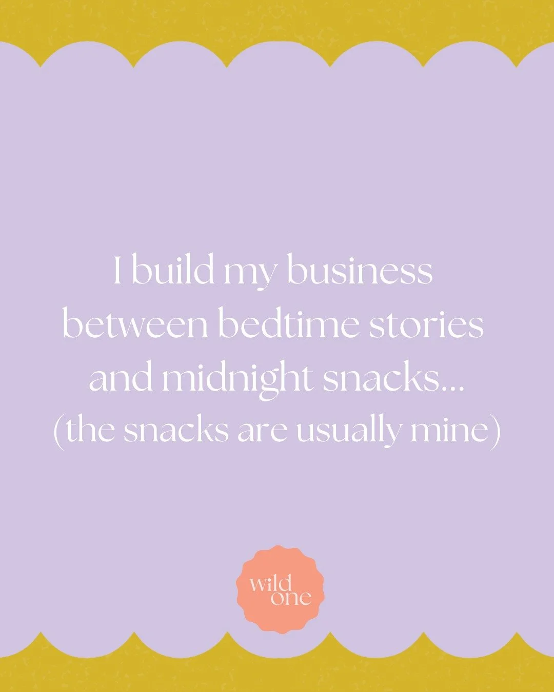 70% of the time I&rsquo;m creating between bedtime stories and midnight snacks...
⁣(Let&rsquo;s be honest the snacks are usually mine 🍫😅)⁣ Why?! Because that&rsquo;s the only time I get without a child needing something, the endless to do lists, th