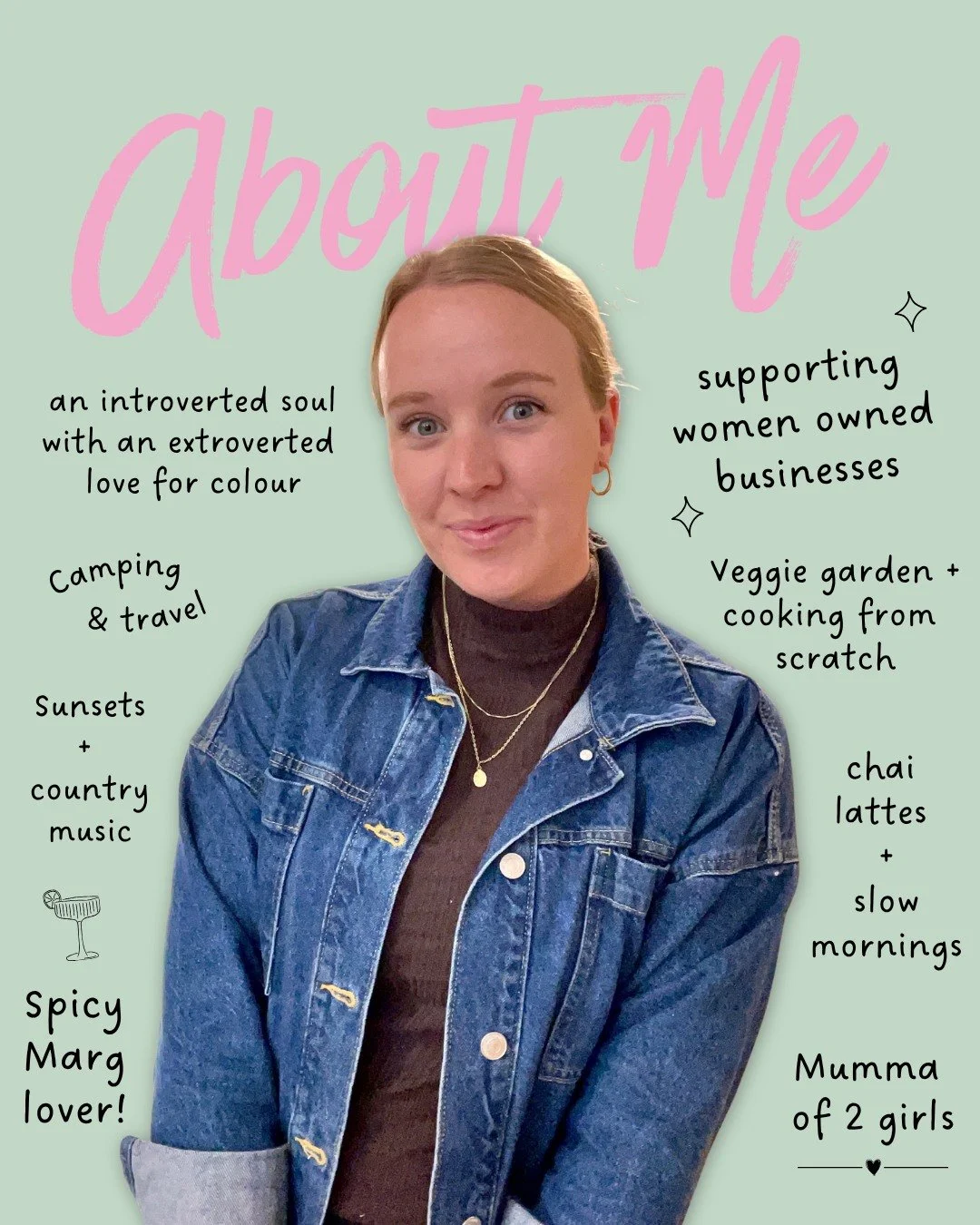 Hey, I&rsquo;m Angela 👋🏻
The human behind Wild One Creative.

I&rsquo;m all about bringing brands to life through bold colour, playful design and personality that actually feels like you. Between mum life, running a business and chasing a slower, m