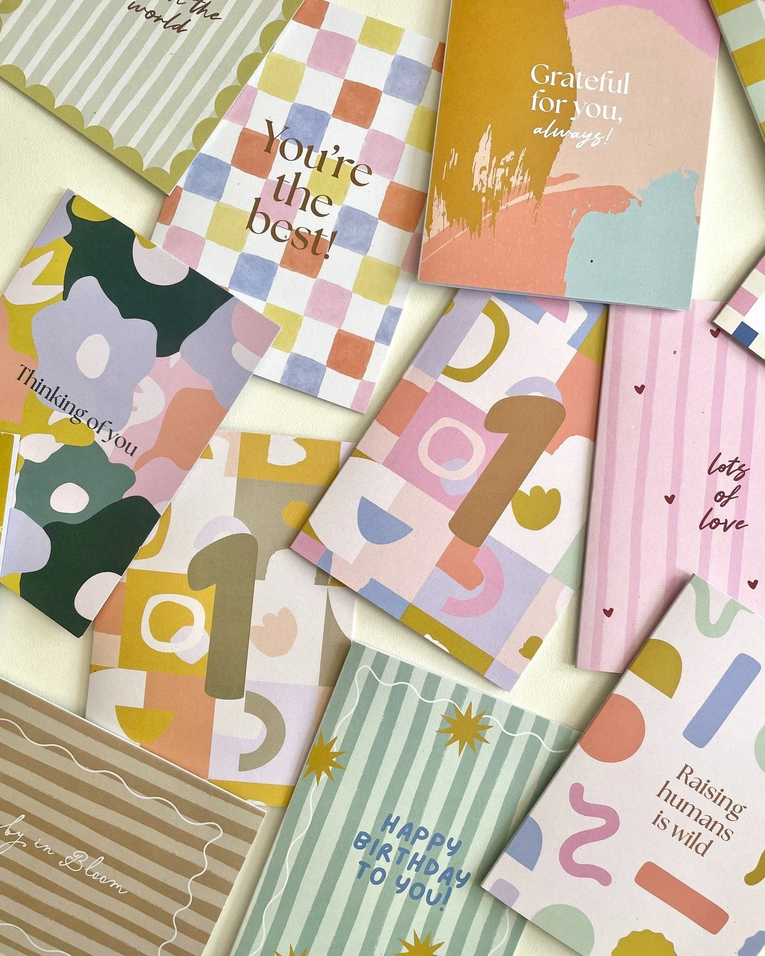 A selection of wholesale greeting cards heading out the door today ✨
Lots of fun and colour to add to your stores. 

All designed and printed here in the Barossa Valley. If you're looking for something different, something locally made, created with 