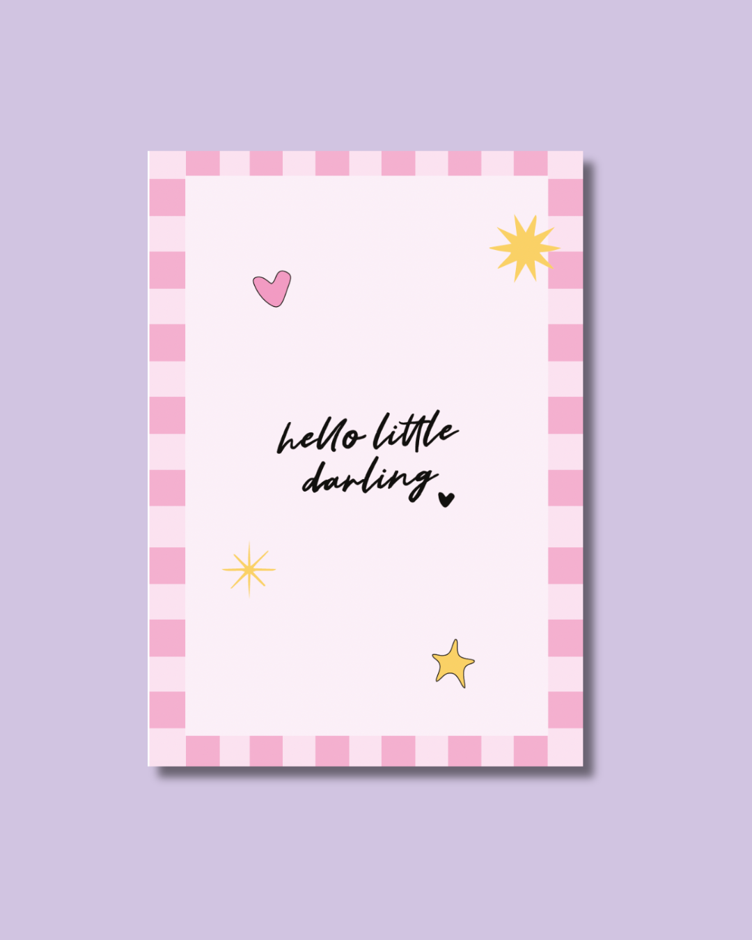 Hello Little Darling | Pink