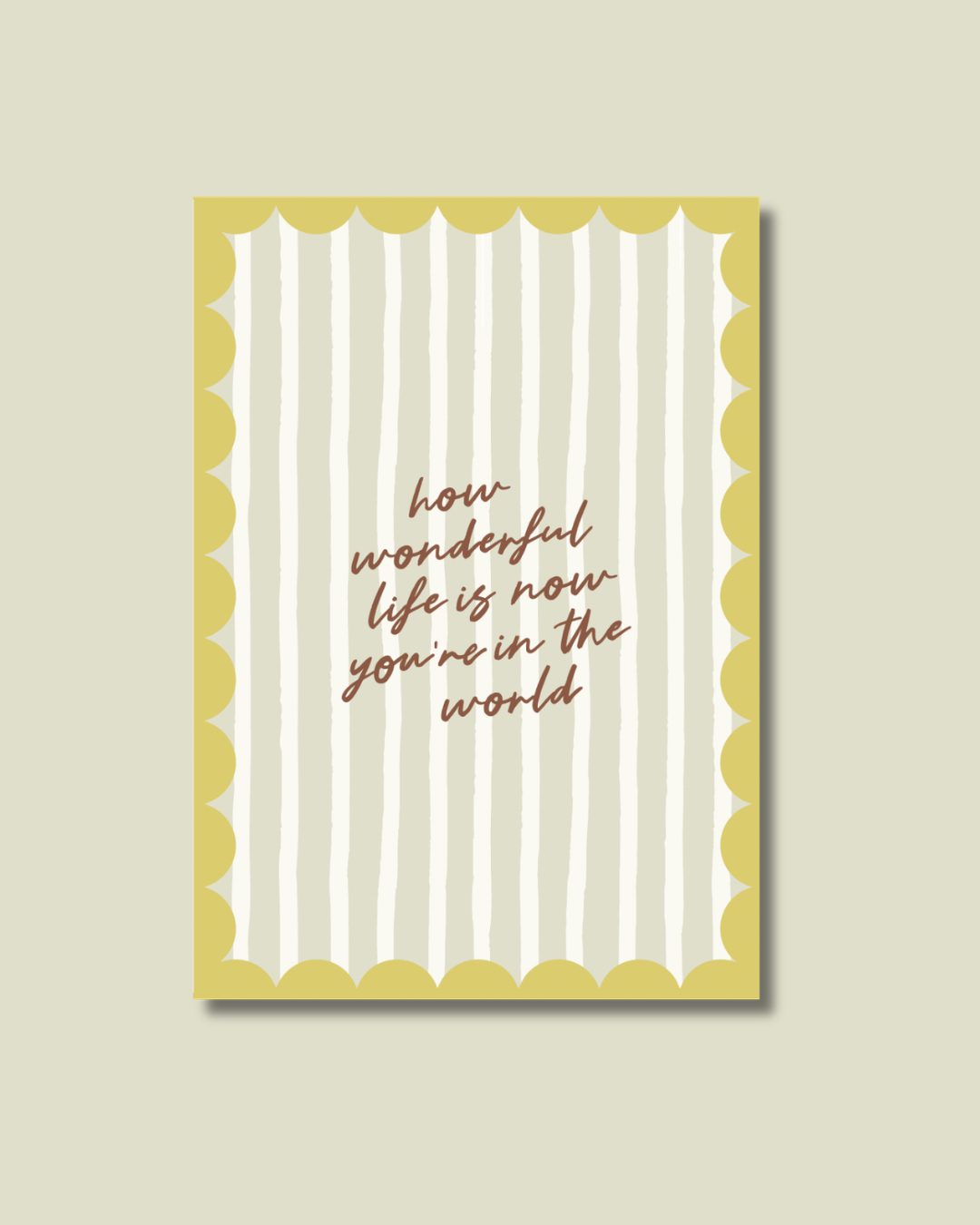 How Wonderful Life Is