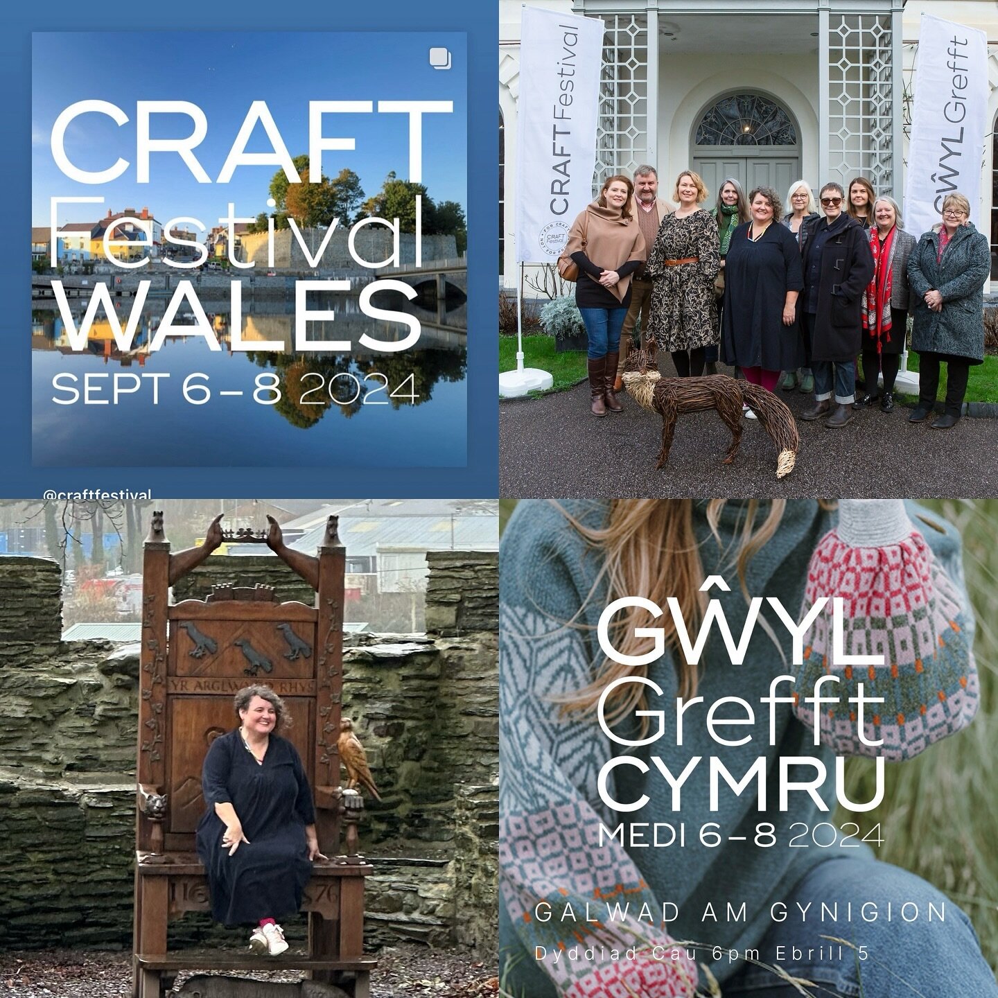 Sarah James has done it again! 😍

Sarah James MBE is the organiser of a highly successful portfolio of national contemporary craft events and has announced that she is to launch a brand-new event in her hometown of Cardigan. Craft Festival Wales wil