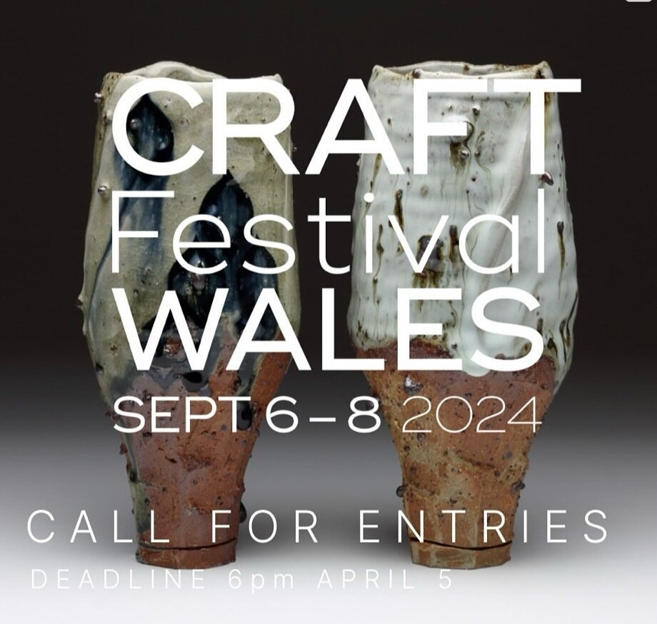 Tick Tock - Application Deadline 6pm tonight! #craftfestival #makeitinwales ⏰ @craftfestival