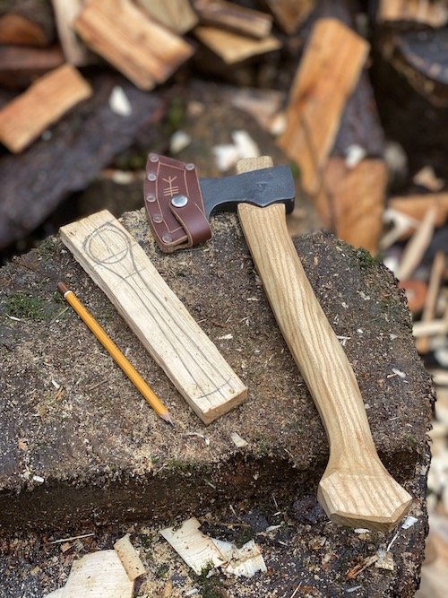 Tools - Lee John Phillips carving axe — Make it in Wales at Stiwdio 3