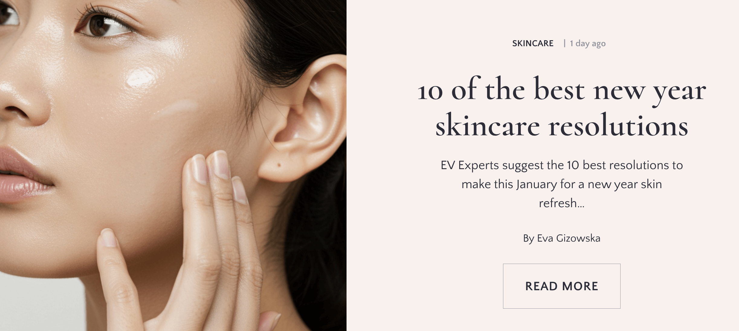 10 of the best new year skincare resolutions for Etre Vous