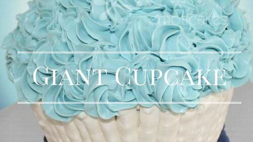 Giant Cupcake Cake — emoticakes