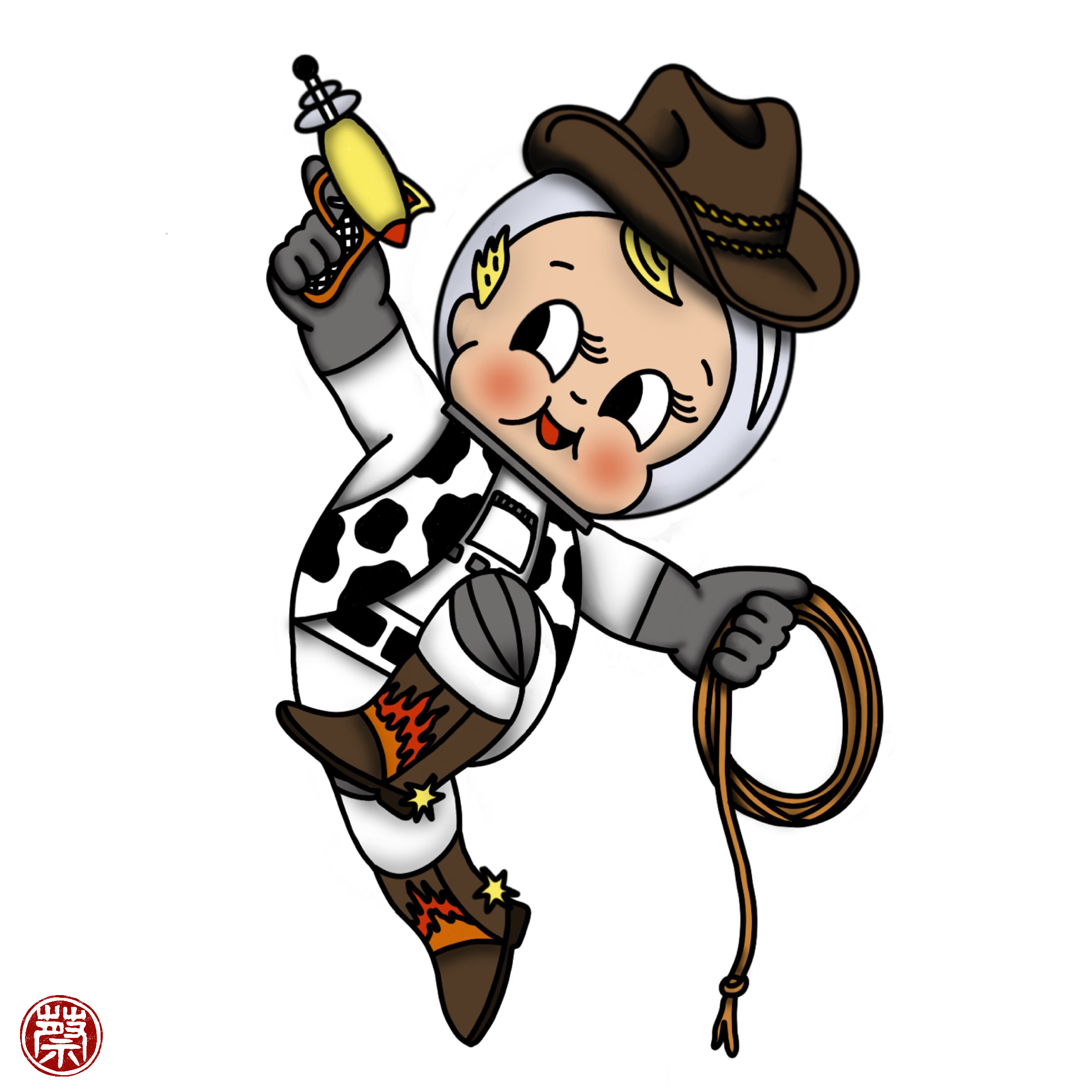 Illustration inspired by The Steve Miller Band - The Joker