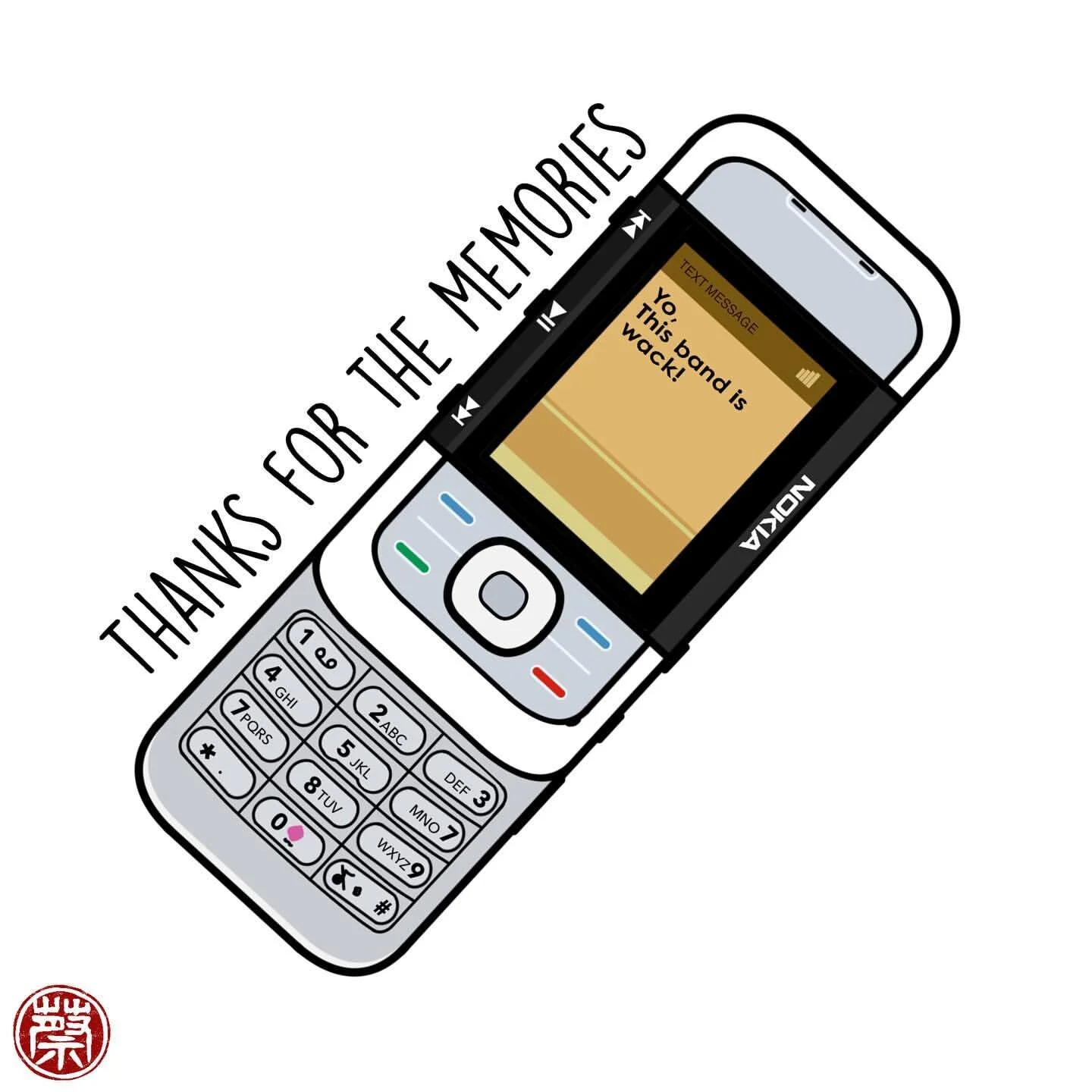 Illustration inspired by Fall Out Boy - Thnks Fr Th Mmrs