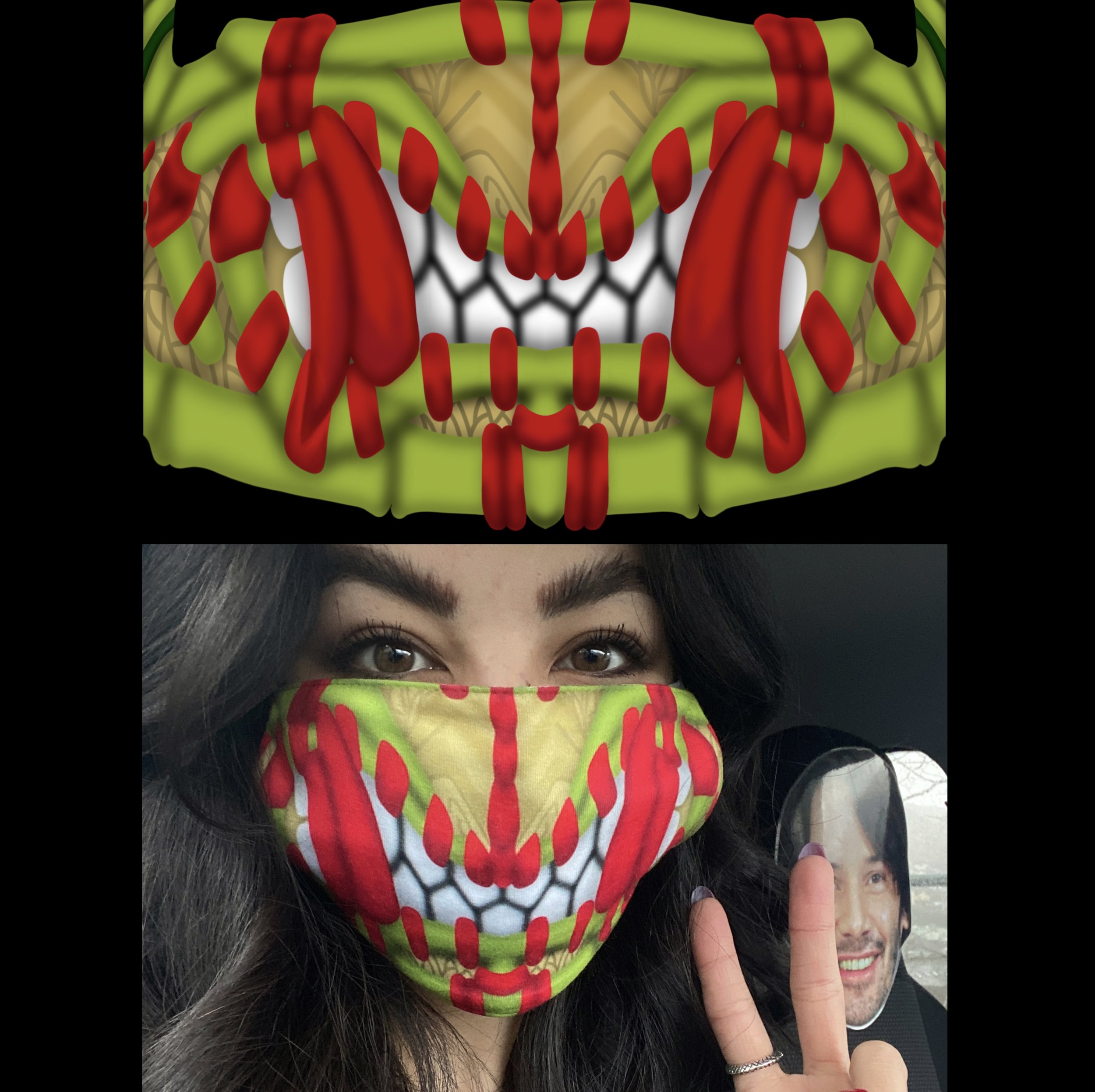 Shang Chi inspired mask