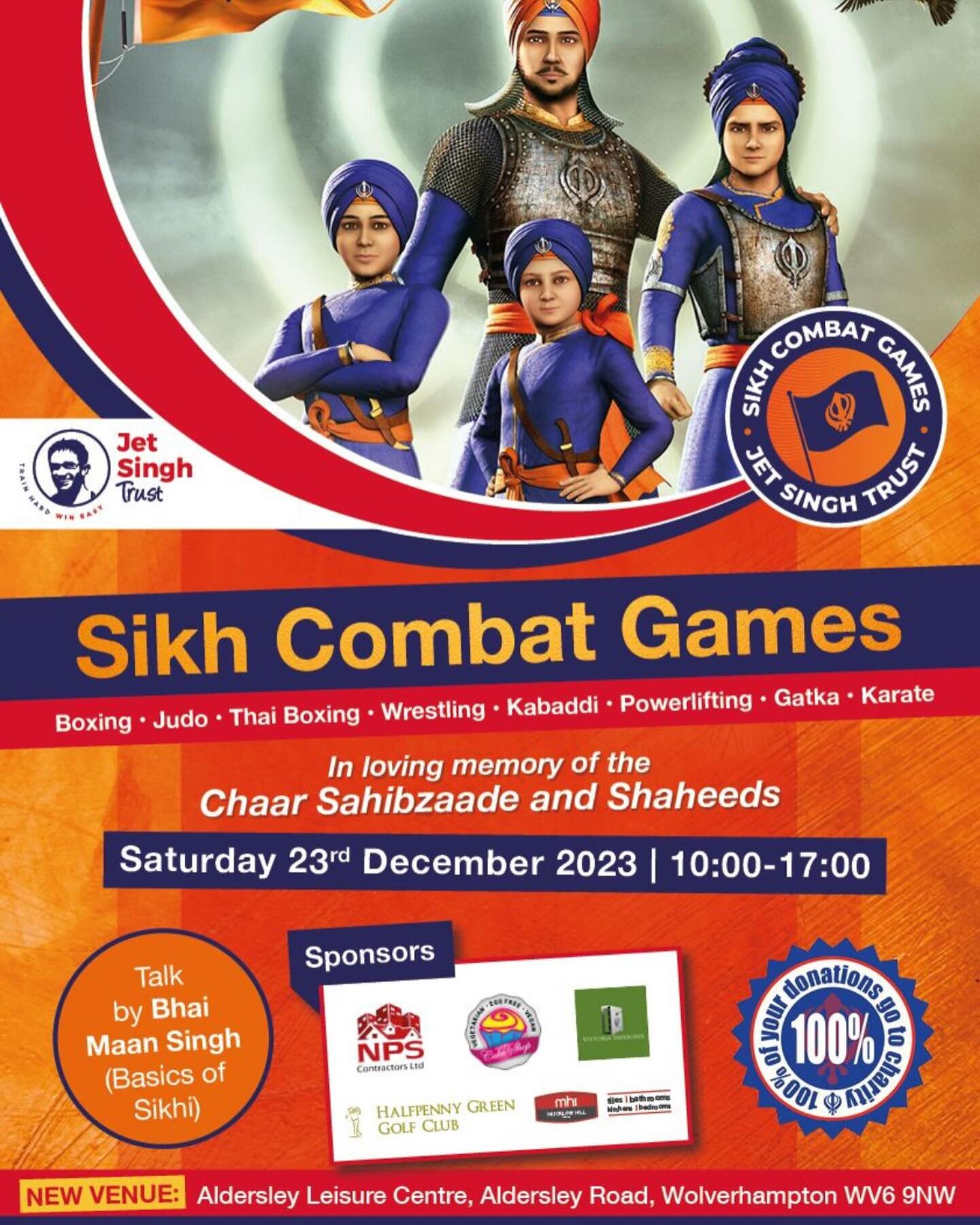 Count down has started, less than a week left. Please come along and support the day and remember the Four Sahibzade  and their sacrifices. The main aim of the day is to promote our different types of  martial arts sports,  showcase them for our next
