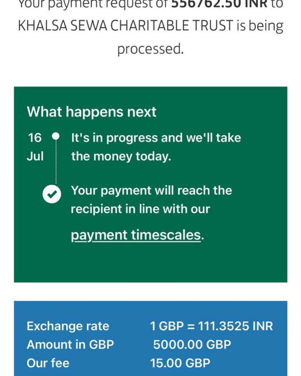 Another £5k of your kindly donated monies sent to help with operations for the poor, food parcels for the poor , school fees for unprivileged children and the girls at the orphanage. A big thank you to everyone who keeps on supporting us and do