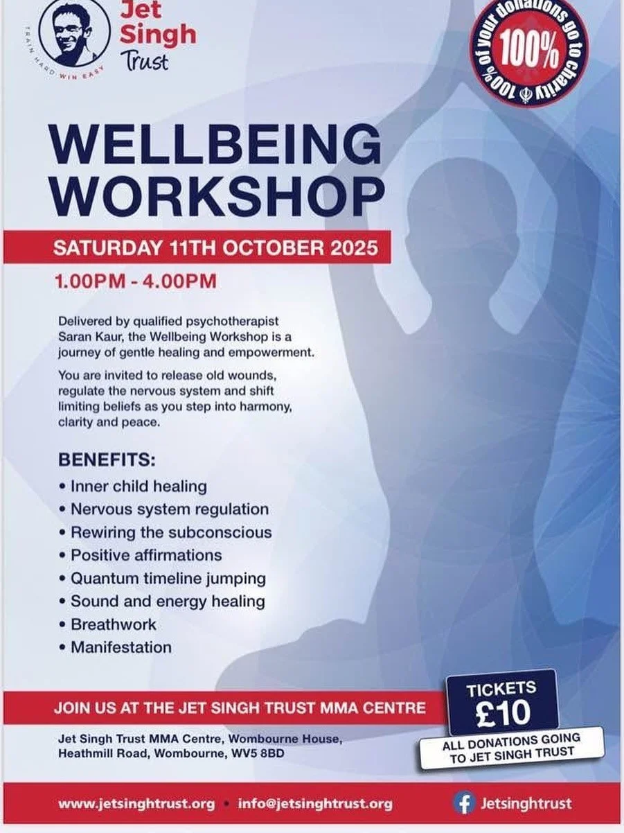 MENS WELLBEING WORKSHOP.  Yesterday&rsquo;s well-being workshop was a great success . Learning techniques to manage our physical and mental health is very important. Unfortunately only one male attended. It shows the fact that men are very reluctant 