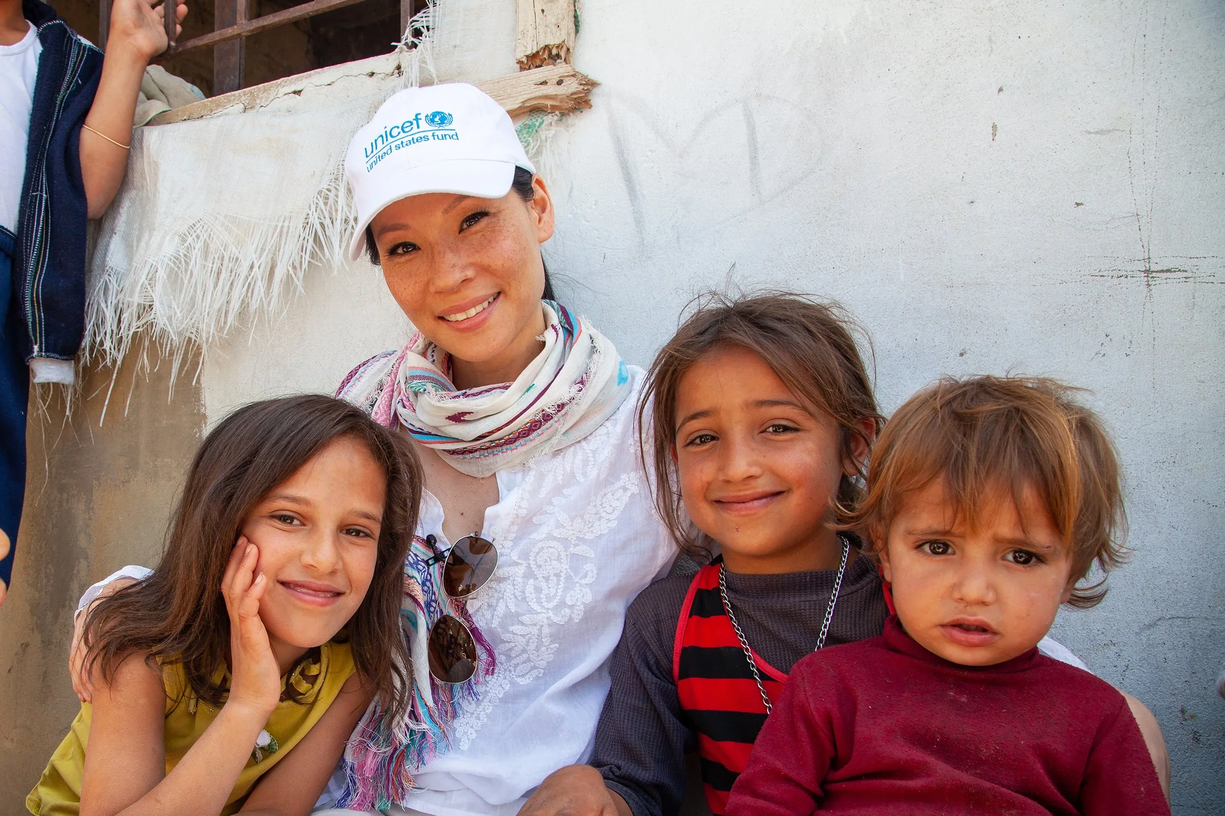 UNICEF - Lucy Liu, UNICEF Ambassador, Bekaa Valley, Lebanon, 2013