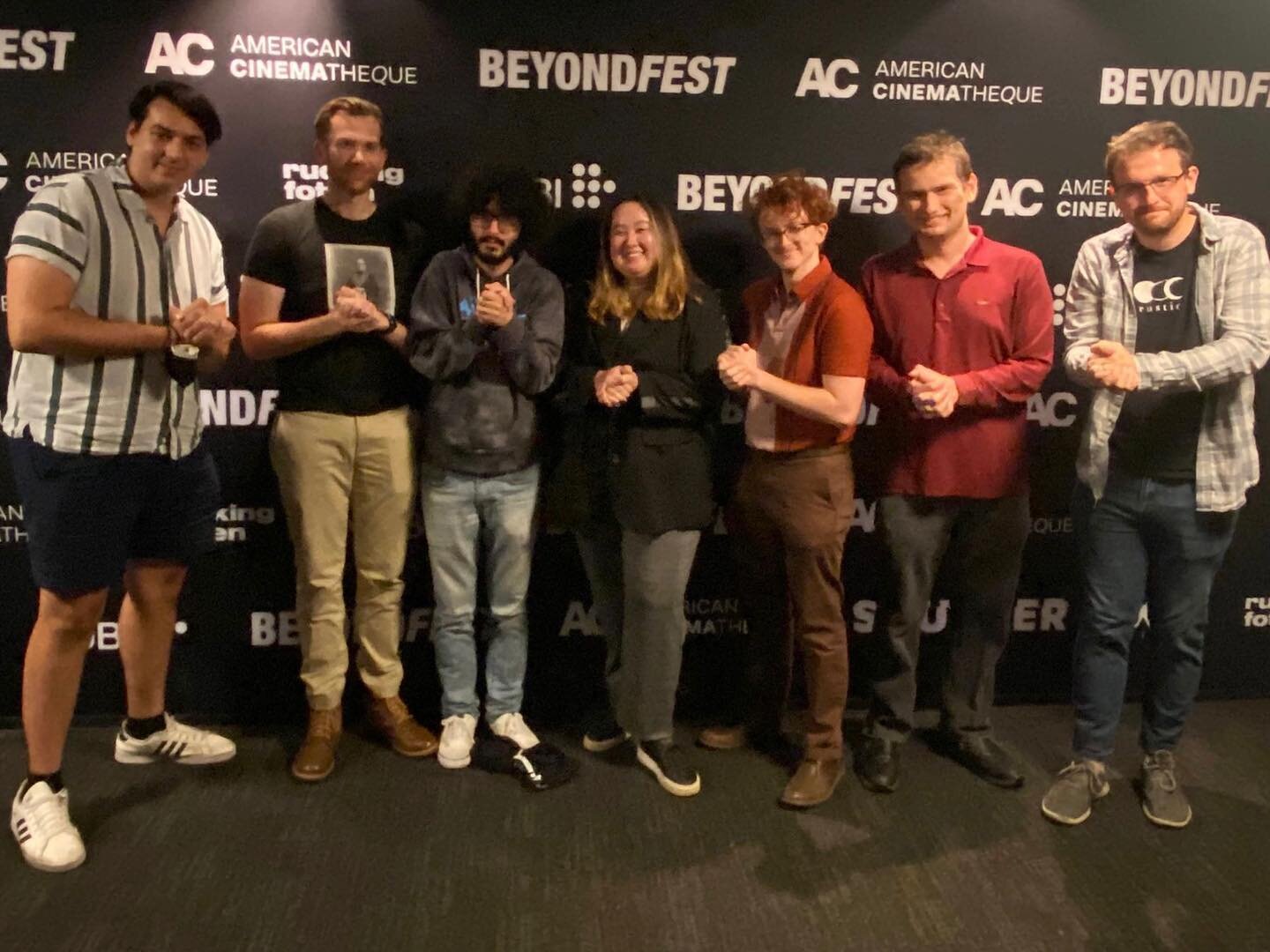 Felt fitting to close out my last @beyondfest screening this year with the @fsufilm fam at Something in the Dirt! Got to see a bunch of other films (with many fun Q&amp;As) over the course of the festival including Smile, Trick 'r Treat, Cruising, V/