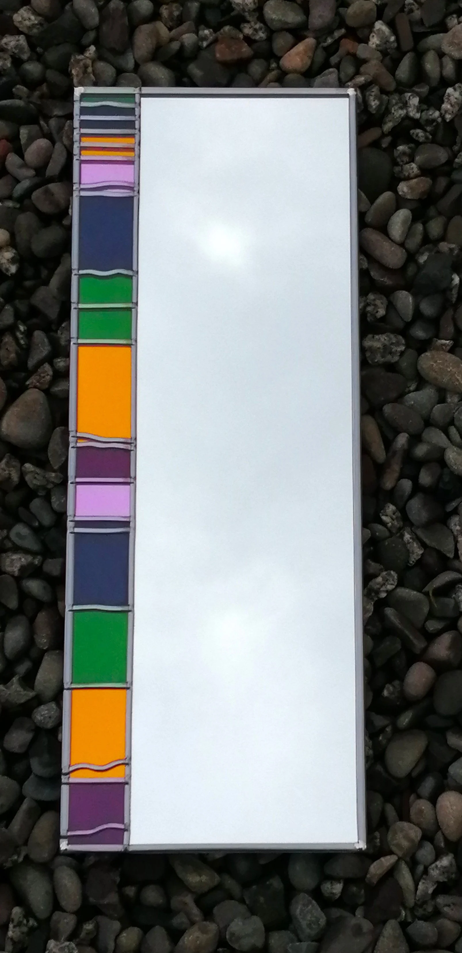 Kaleidoscope is a Stained Glass Effect Wall Mirror