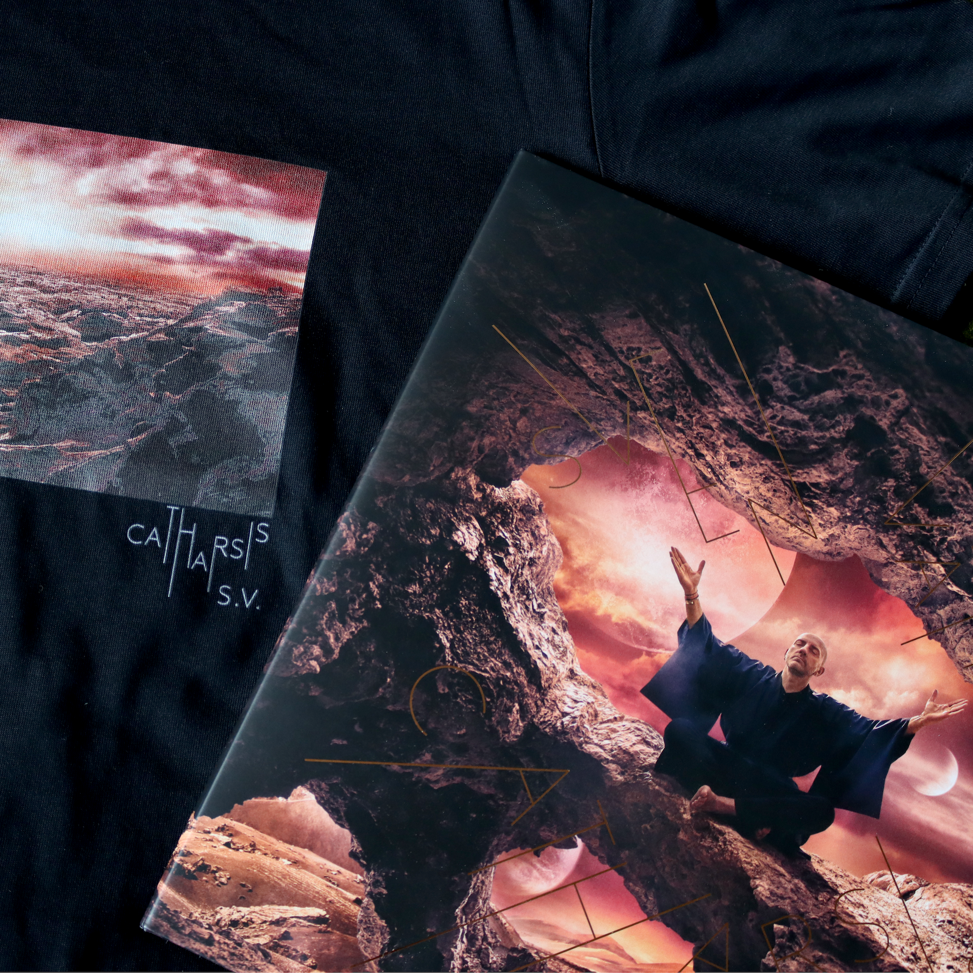 Catharsis Bundle - 3x12" Vinyl Gatefold-Sleeve + Catharsis T-Shirt