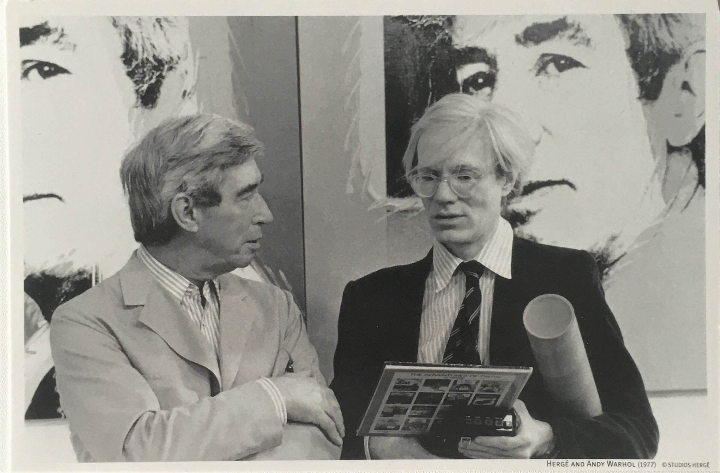  The anti-Americanism Herge inherited from Father Wallez would soften over time, and he would come to admire many American artists and cartoonists. Meeting with Andy Warhol in 1977, the pop artist similarly professed he had always been a Tintin fan. 