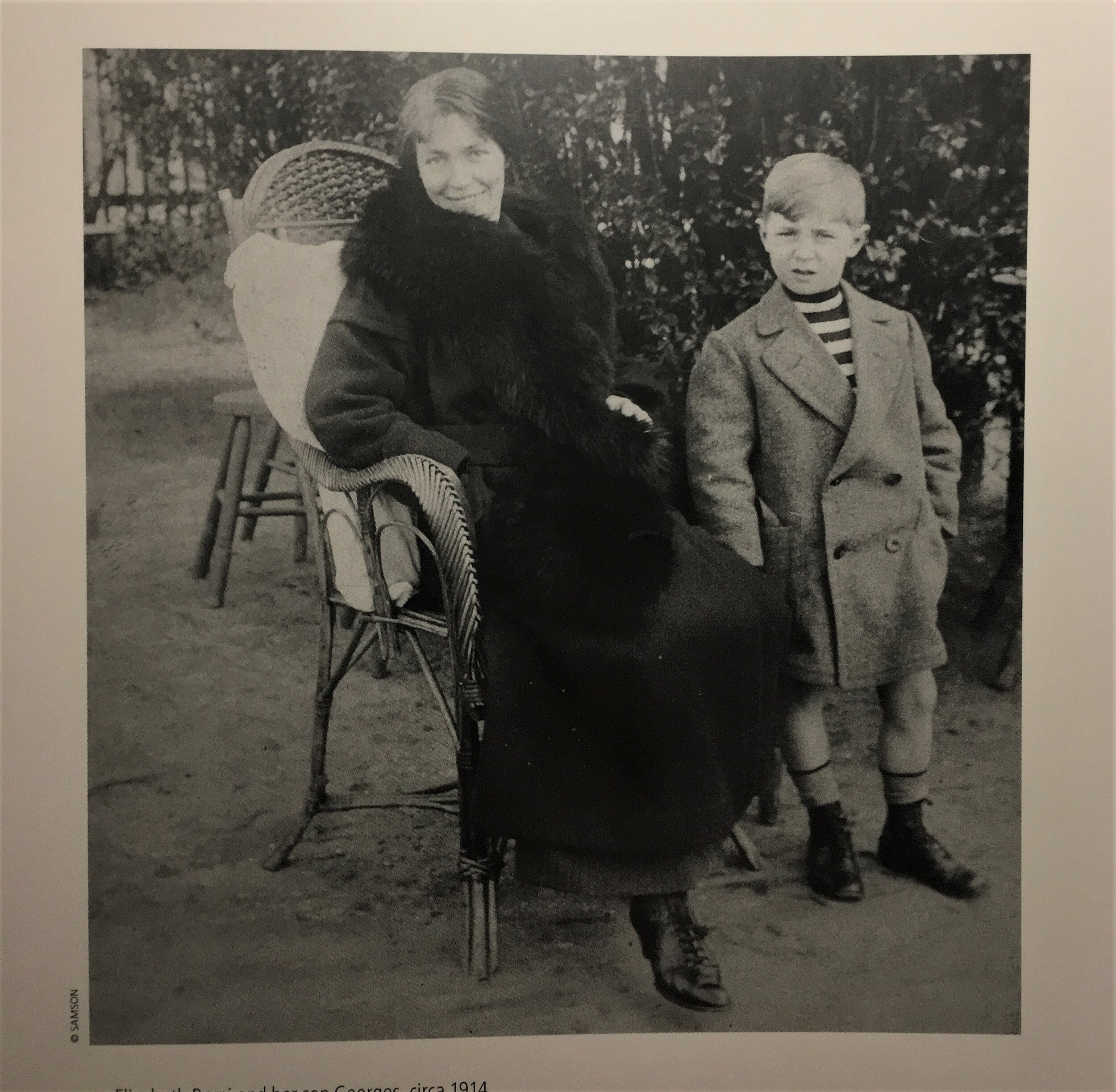  Elizabeth Remi and her son Georges, circa 1914.  Daubert, Michel, and Hergé .  Tintin: the Art of Hergé . Abrams ComicArts, 2018. 