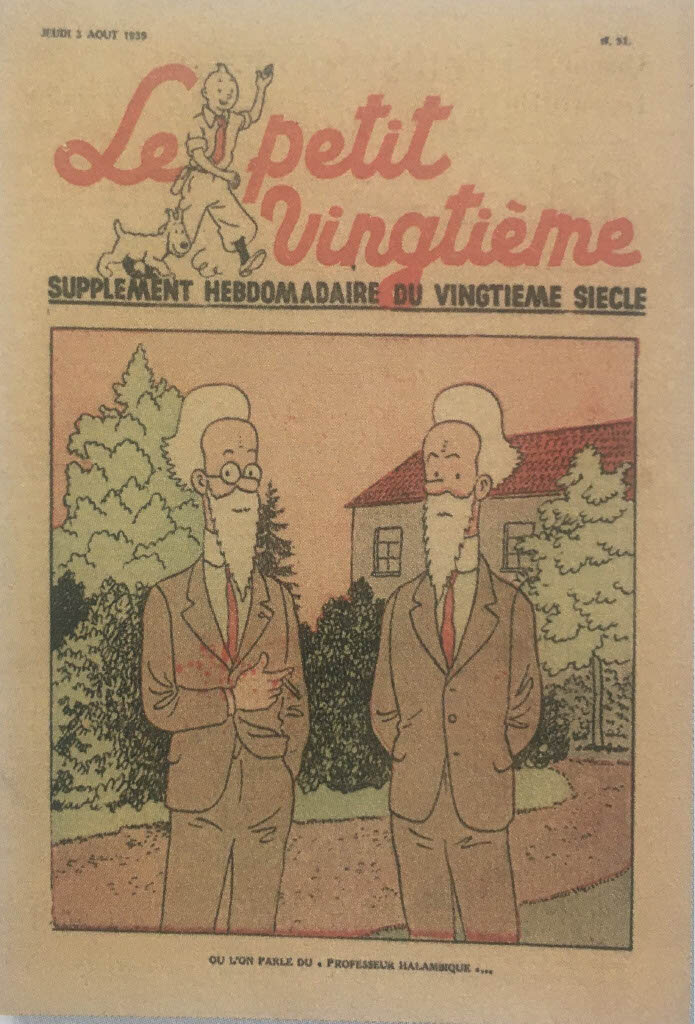 53 Speaking of Professor Alembibk Cover illustration Le Petit Vingtieme August 3 1939.jpg