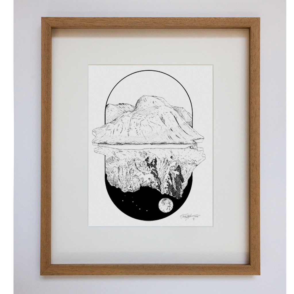 Jack Spowart Illustration Original Natural Frame Two Sides to the Ben Progress 1_SQ.png
