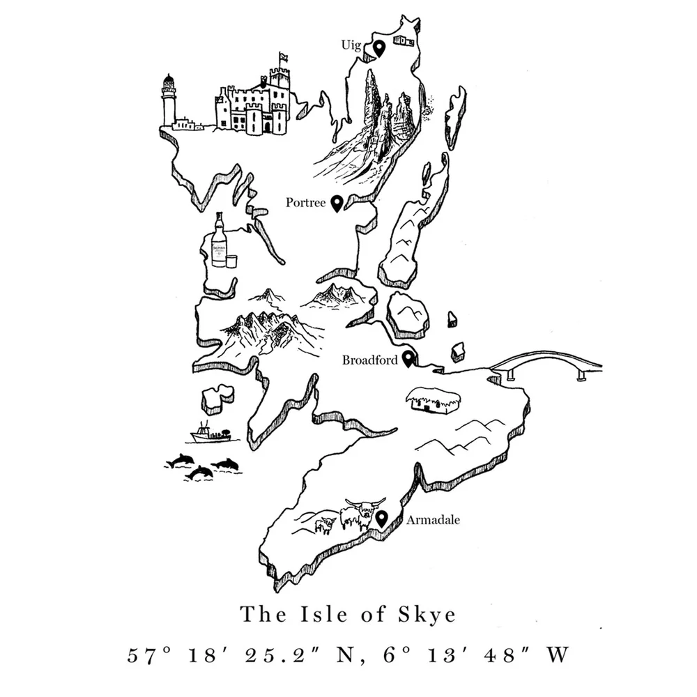 Map of the Isle of Skye — Jack Spowart Illustration