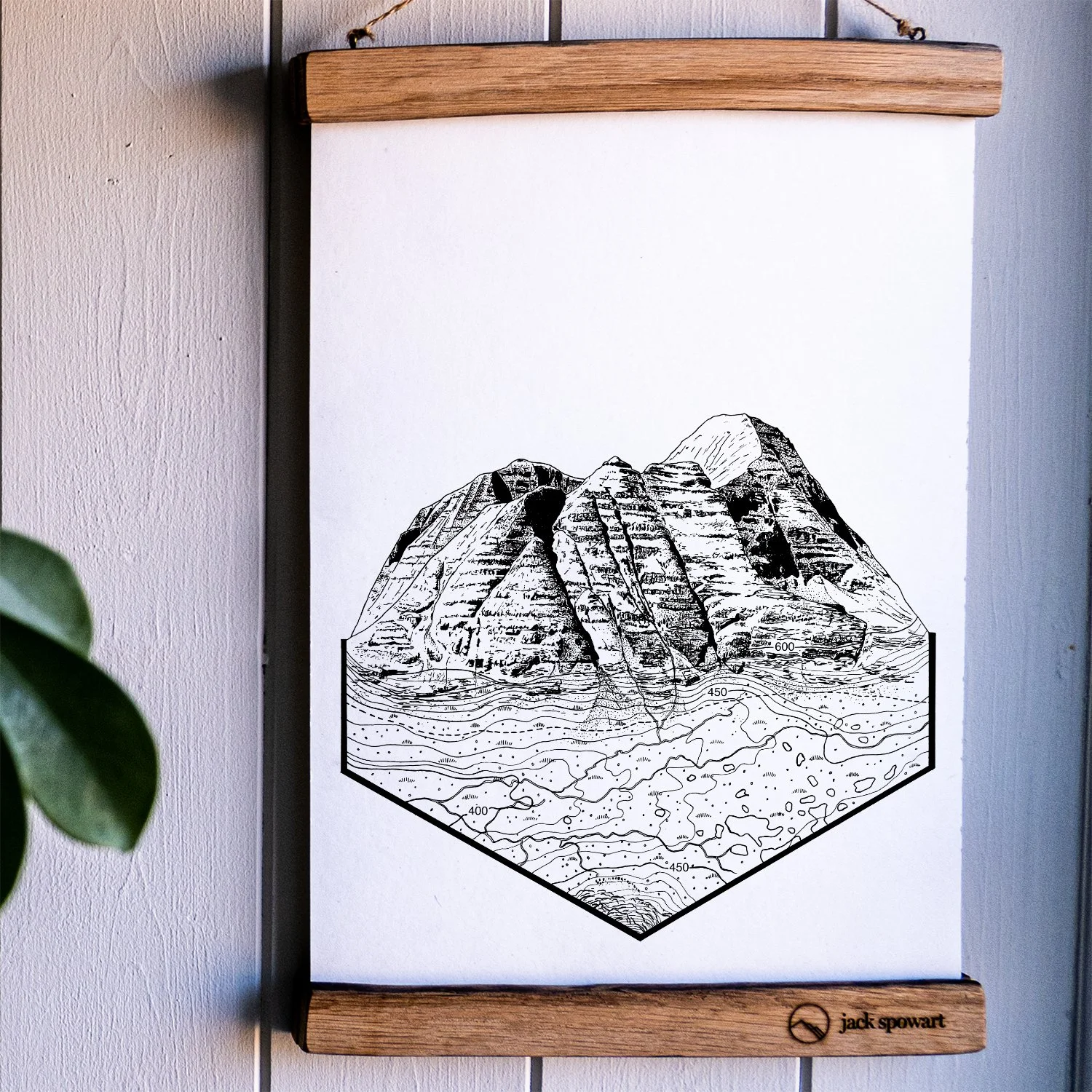 Jack Spowart Beinn Alligin Print Curved Whisky Frame.jpg