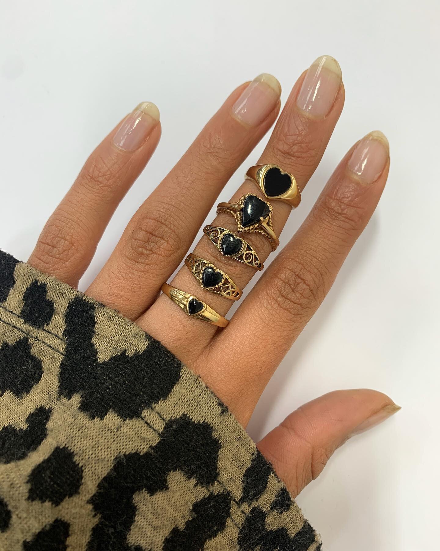 Heart rings never looked so good! 🖤
9ct gold and #onyx rings.
The perfect way to share the love this #valentines