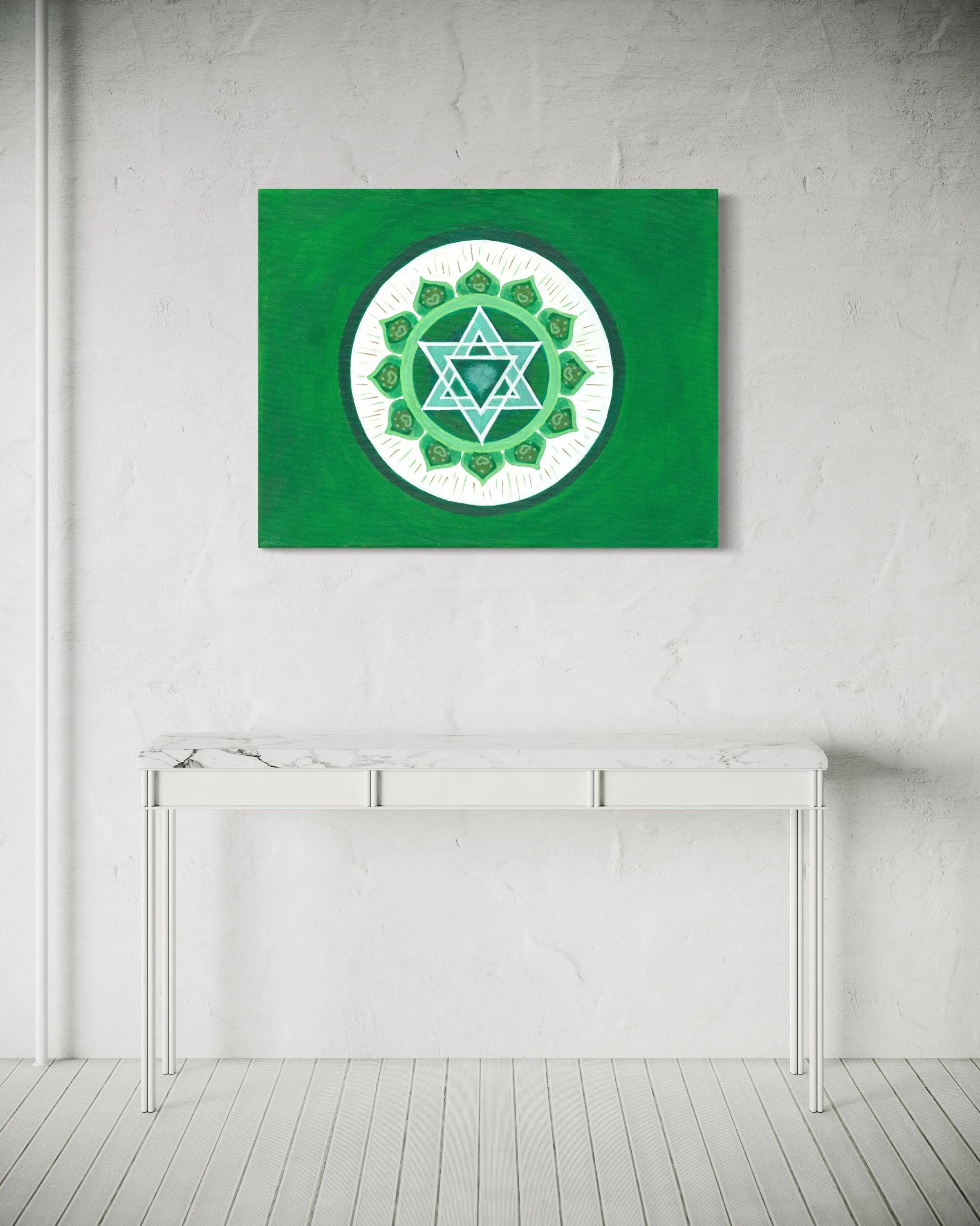 I Love, 2024 - Acrylic on canvas - 11x14"