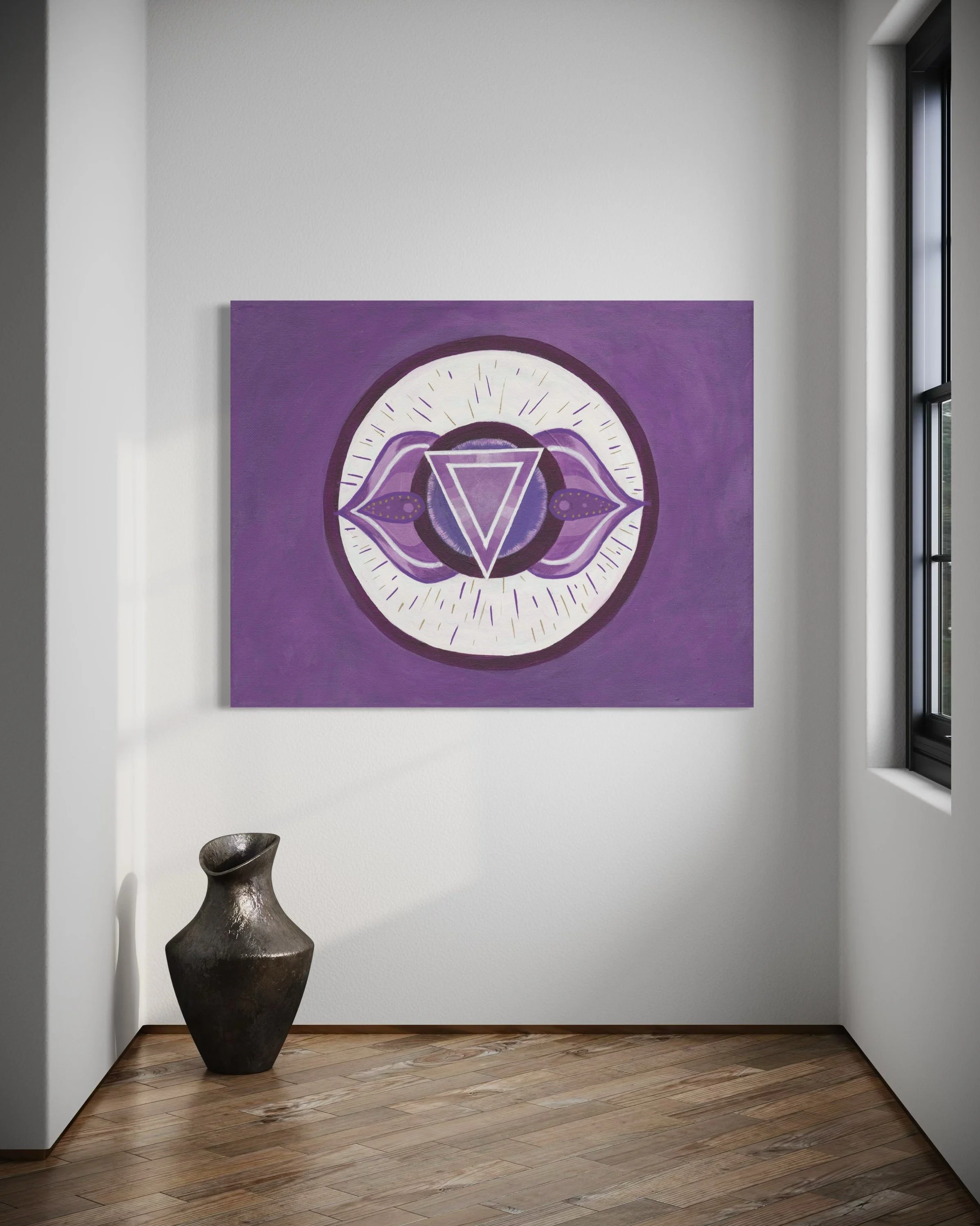 I See, 2024 - Acrylic on canvas - 11x14"