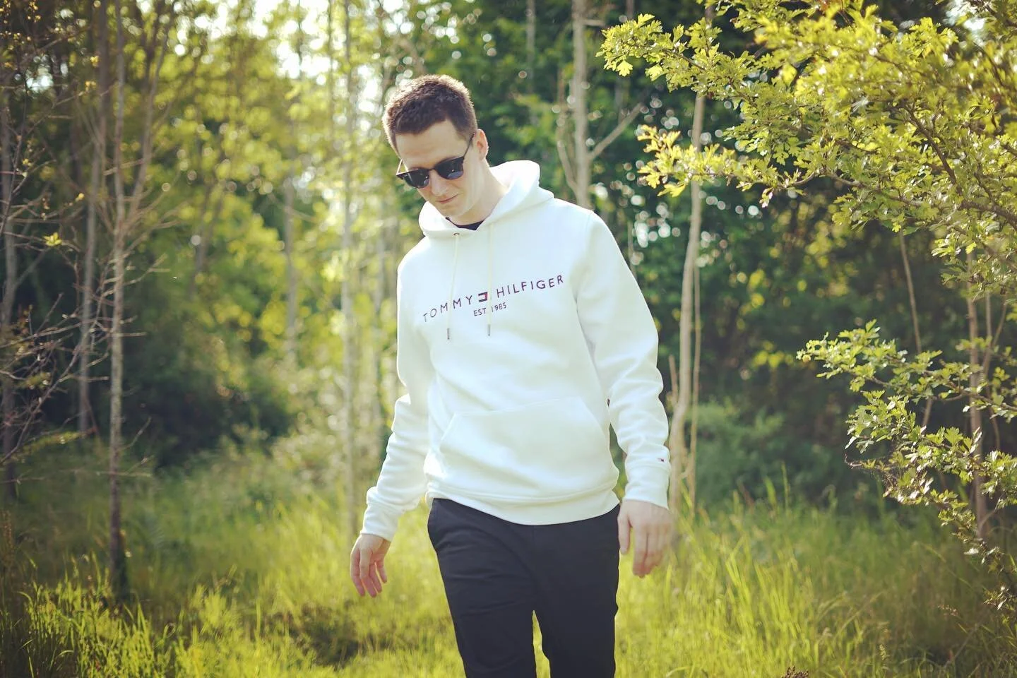 Loving my first hoodie! #makingabigdealoutofit #tommyhilfiger #fashion #photography #hoodie #woods