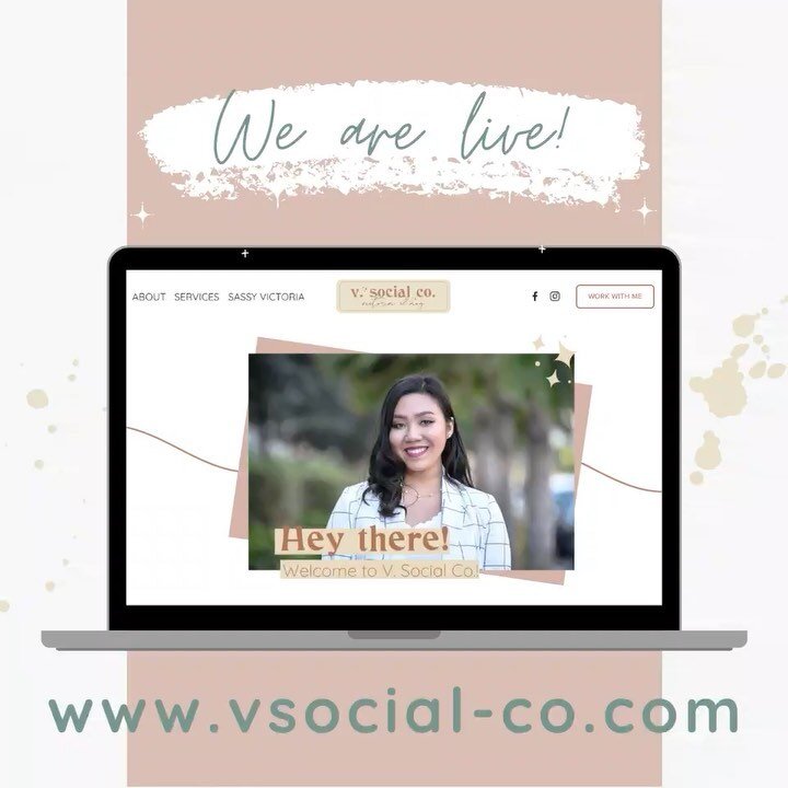 &hellip;And we&rsquo;re live! 🎉

Go to ⚡️vsocial-co.com ⚡️for all things V Social Co.! I can&rsquo;t wait to further connect with you guys! 

Shoutout to @brandwelldesigns for this beautiful site! Thank you so much again! 💖