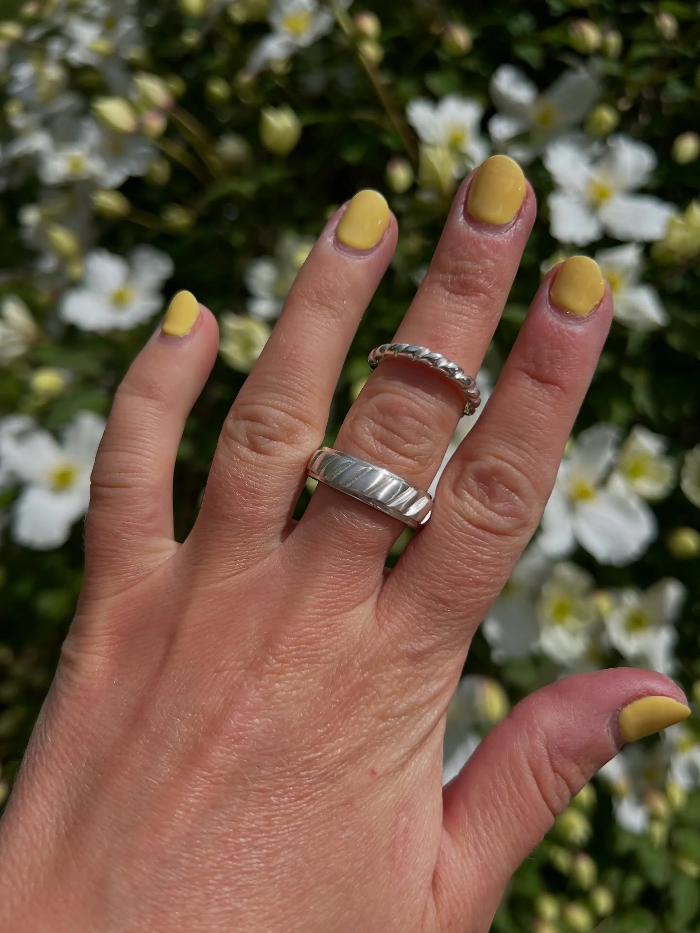 Fabulous rings made by our students. 💛 We have two ring-making days to choose from&hellip;

- Contemporary ring making day 
- Wedding band making day
- Engagement ring making 

See the website to find out more and book a making day. 

#ringmaking #m