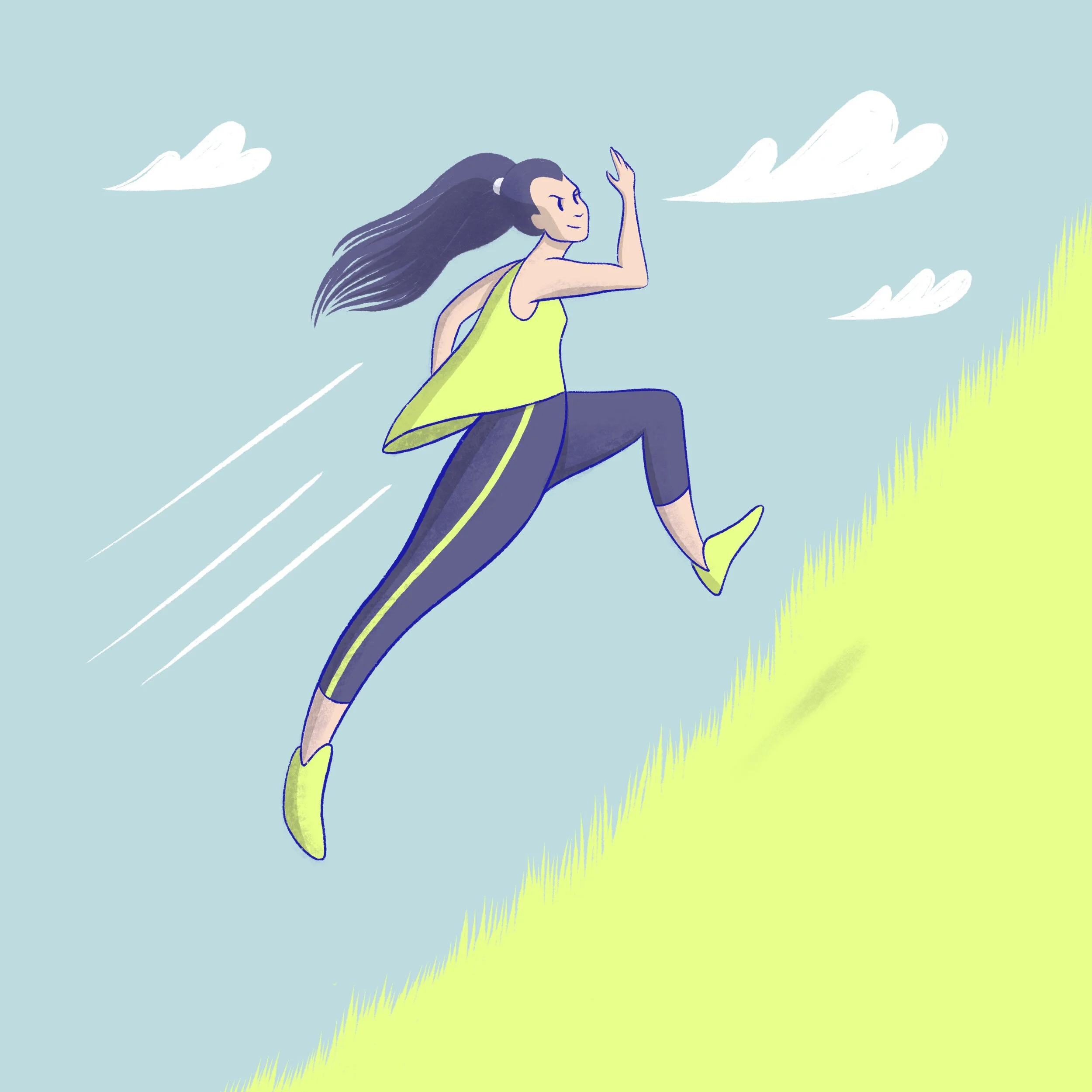 A Mummy Running