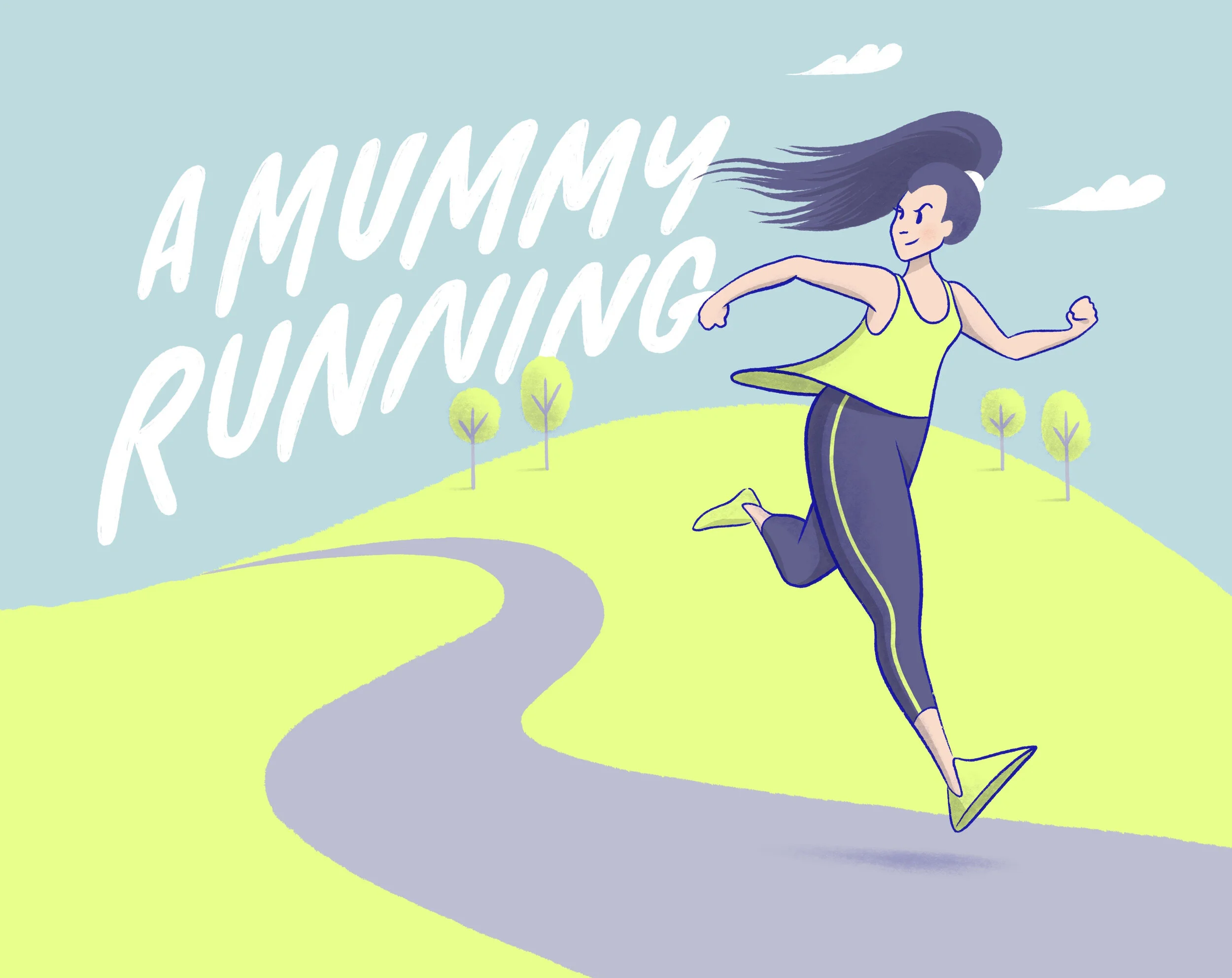 A Mummy Running
