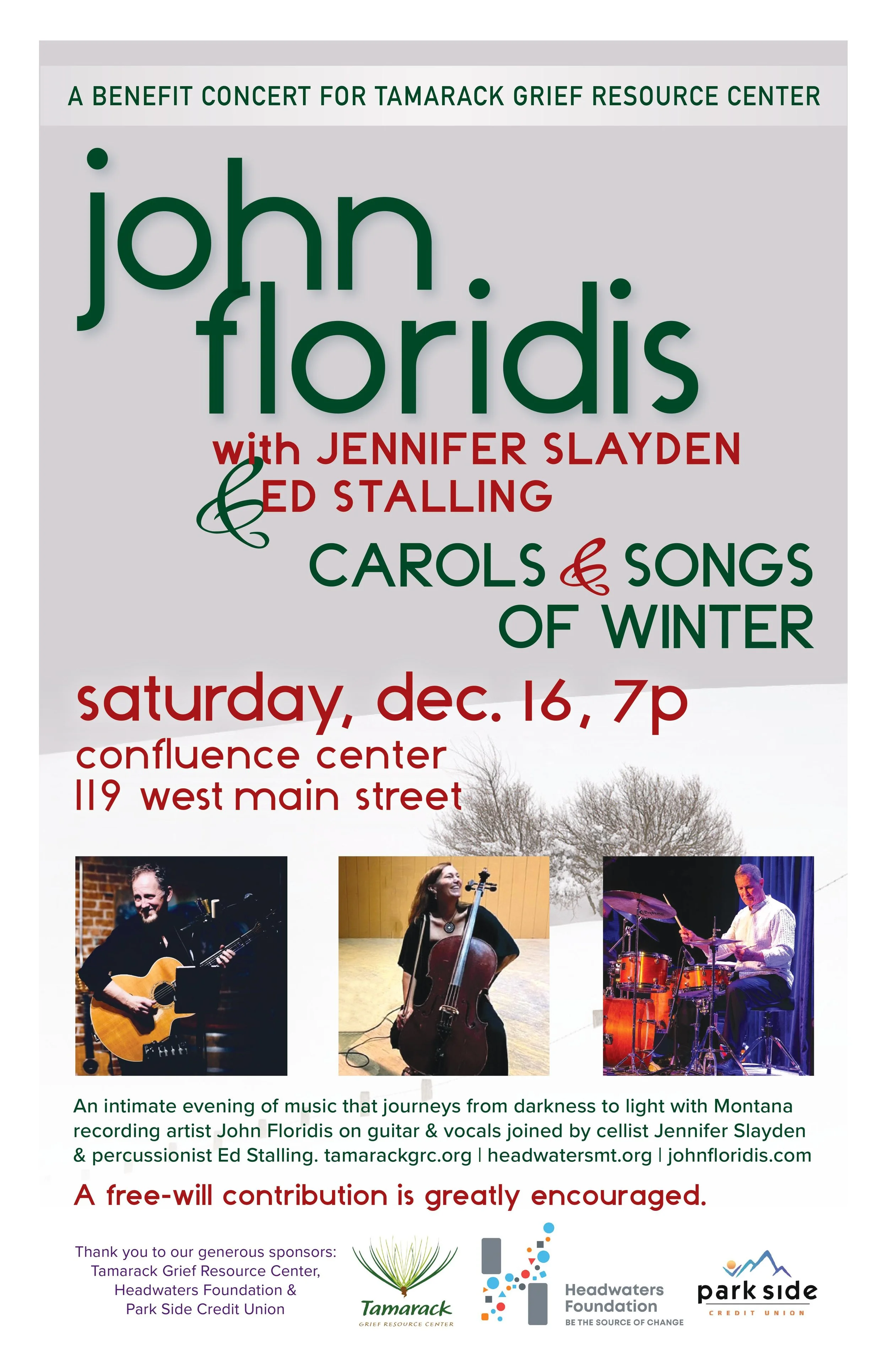 Carols &amp; Songs of Winter Benefit Concert (MISSOULA)