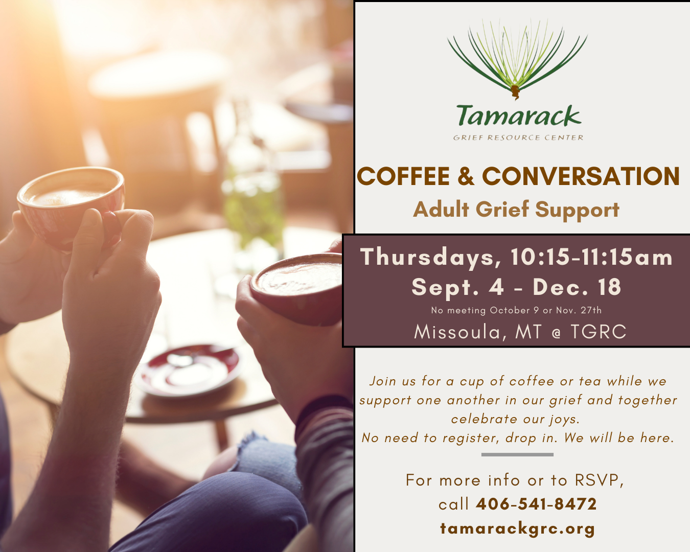 NO MEETING - Coffee &amp; Conversation - MISSOULA