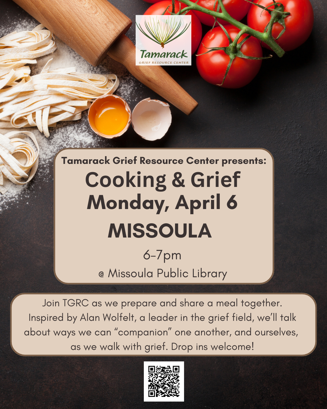 Cooking &amp; Grief at the Missoula Public Library - MISSOULA