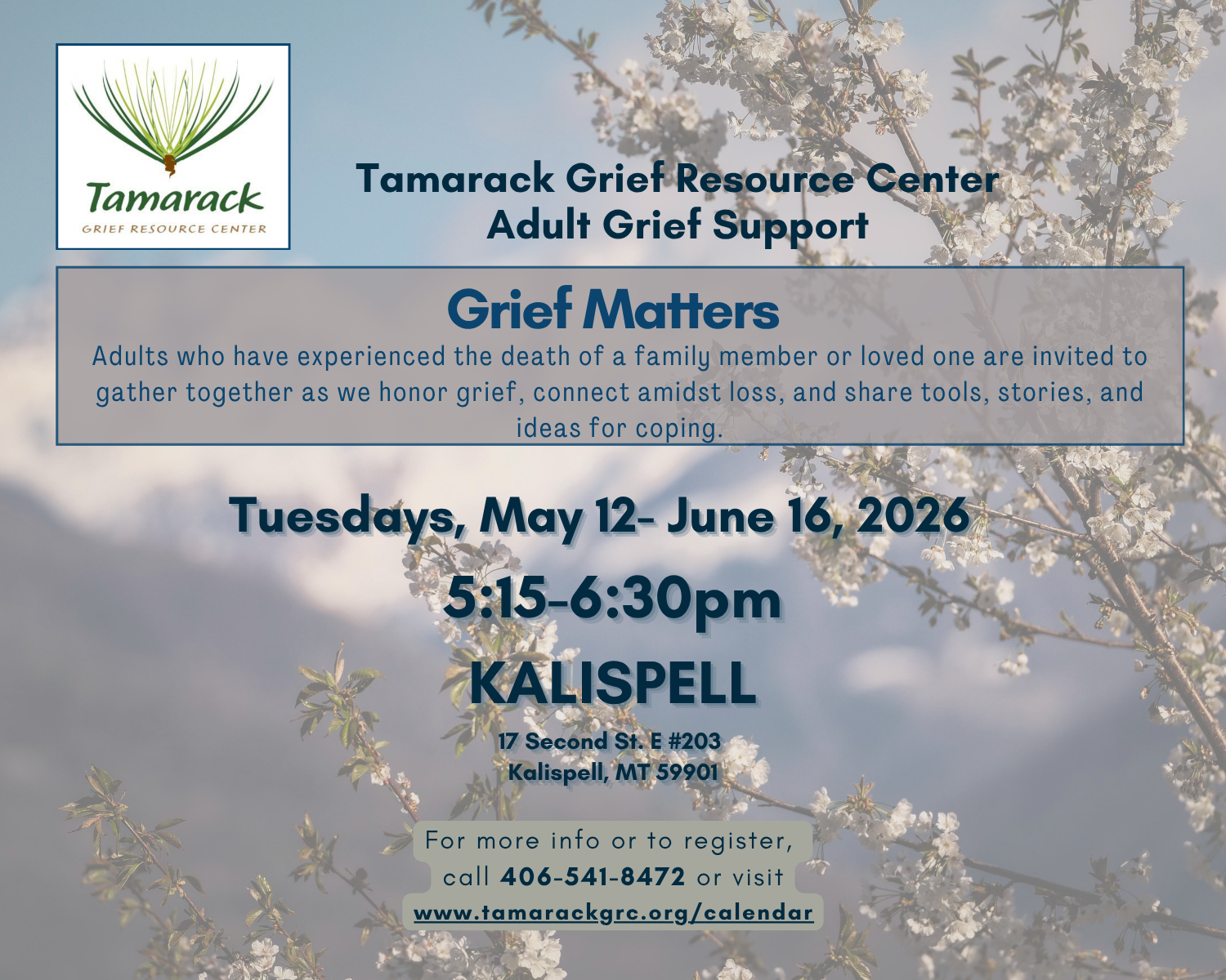 Grief Matters Adult Support Group - KALISPELL 