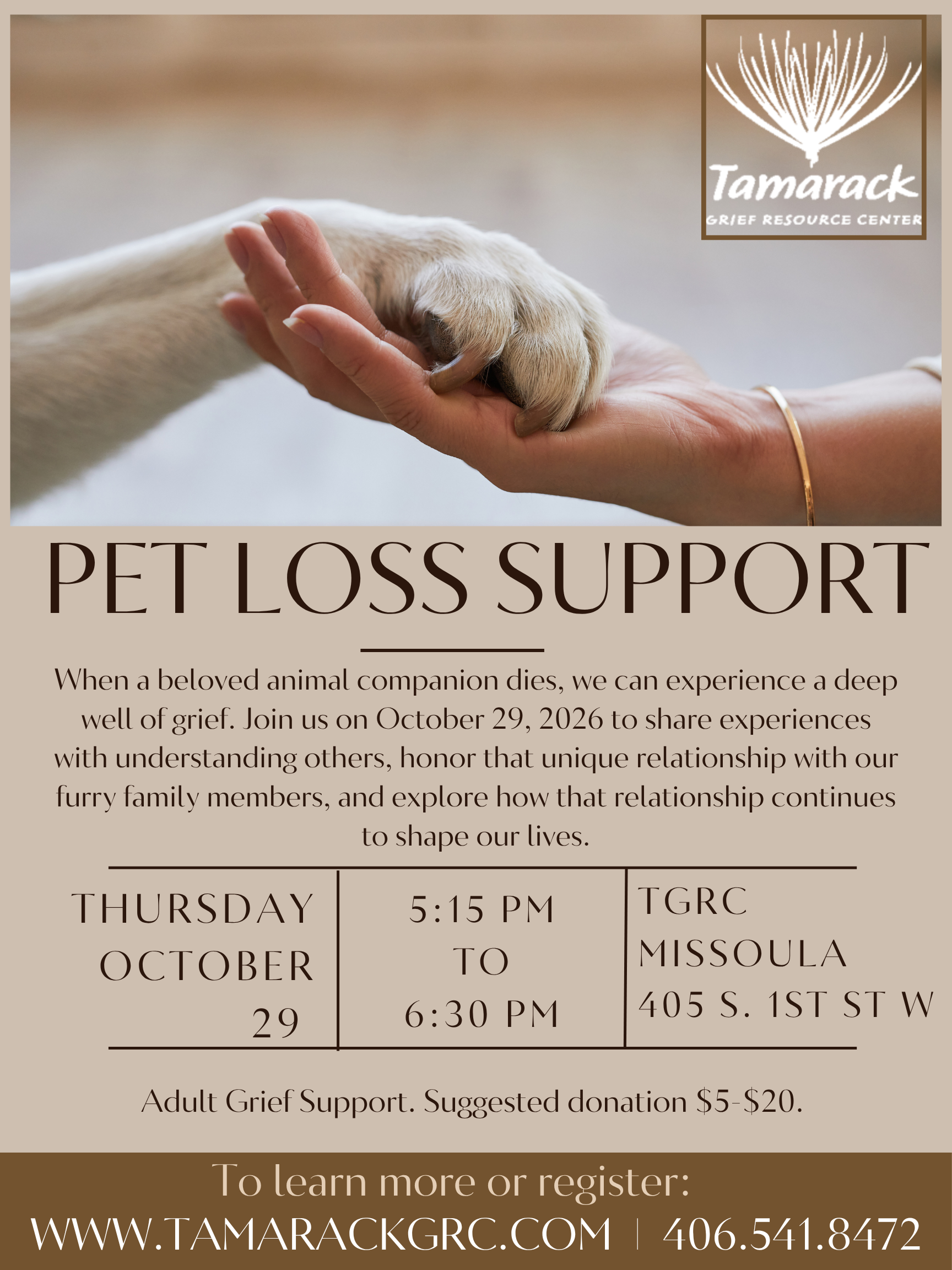 Pet Loss Support - MISSOULA