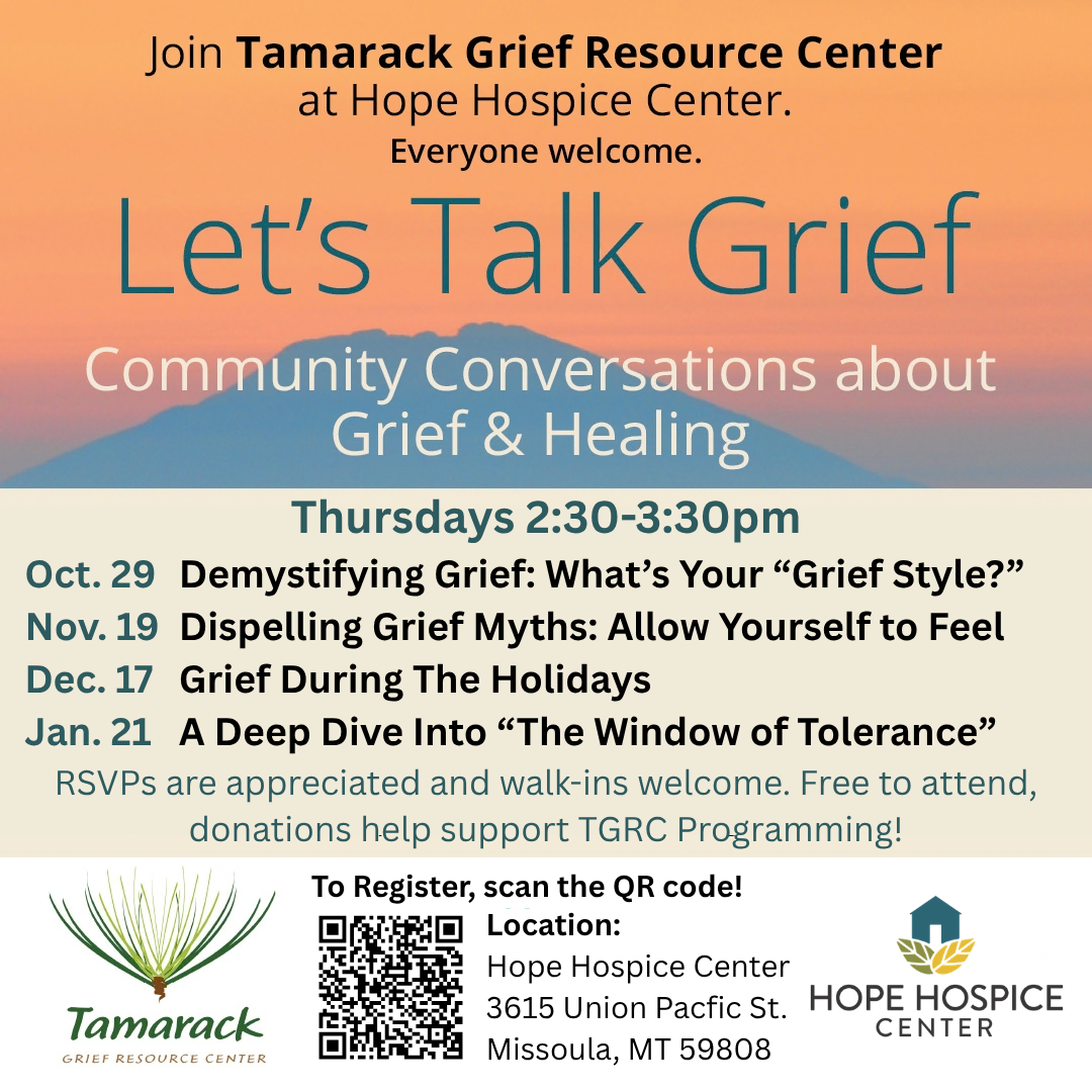 Let's Talk Grief with Hope Hospice - Missoula